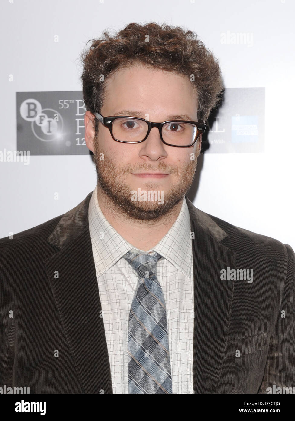 Seth Rogen at the screening of '50/50' at BFI London Film Festival - Arrivals. London, England - 13.10.11 Stock Photo