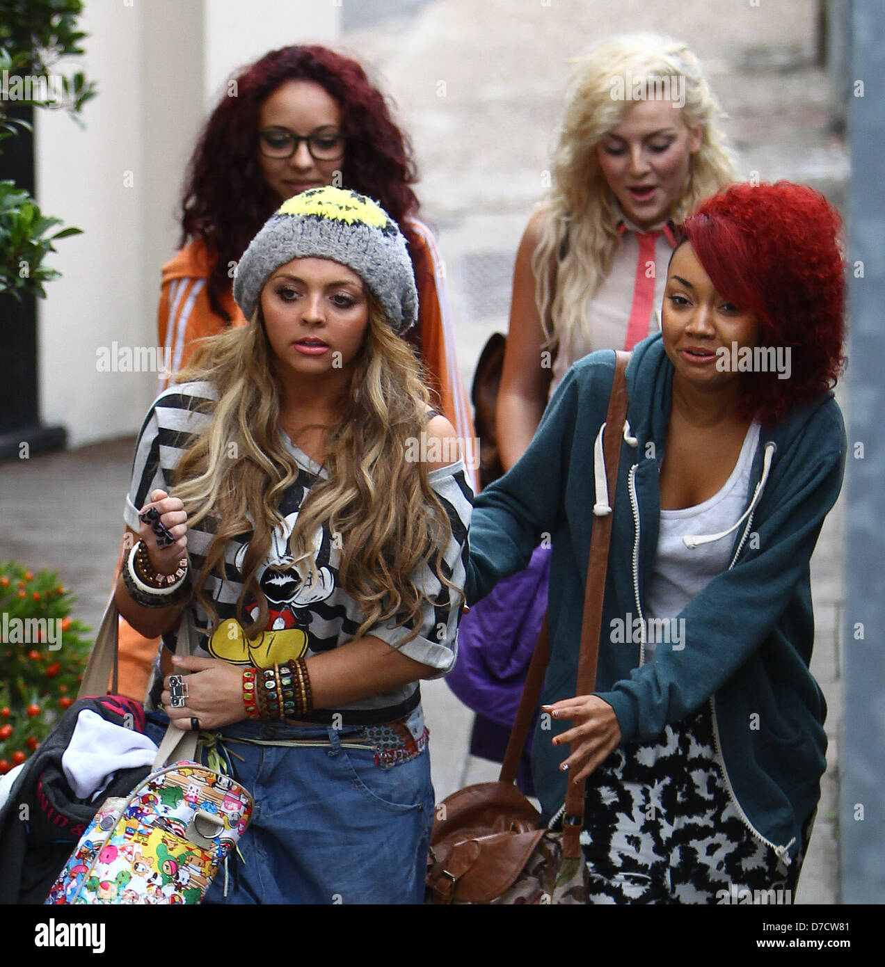Little Mix (Formerly Rhythmix) arriving at 'The X Factor' studios London,  England - 13.10.11 Stock Photo - Alamy