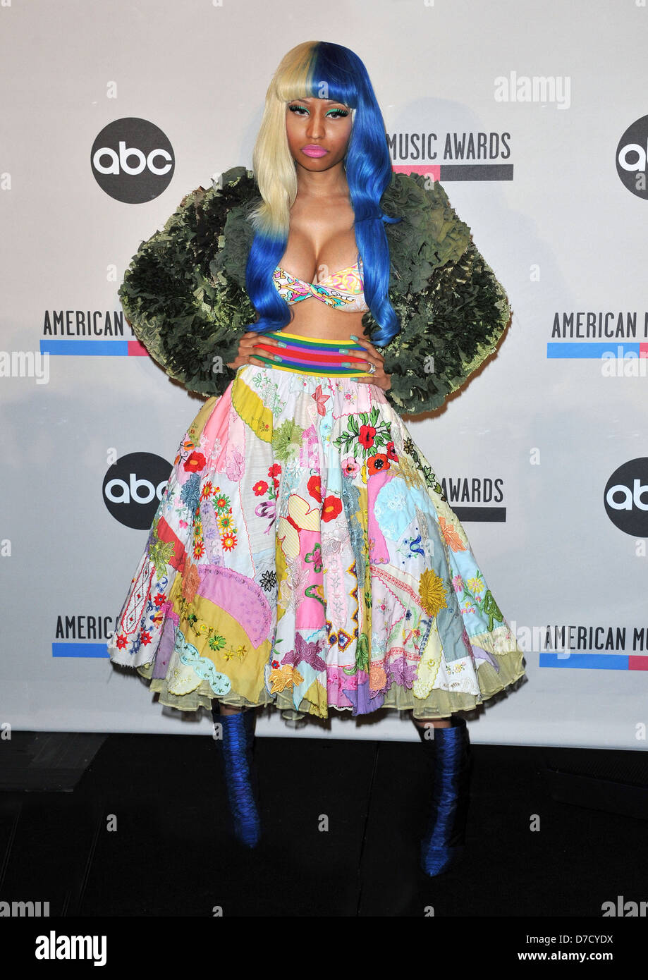Nicki Minaj 2011 American Music Awards Nominees Press Conference held at JW Marriott Los Angeles at L.A. LIVE Los Angeles, Stock Photo