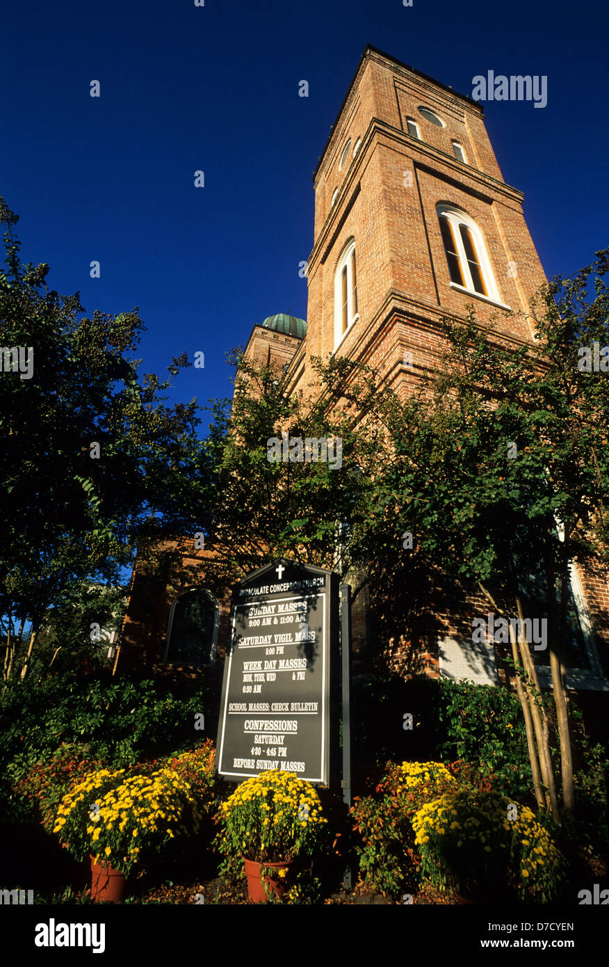Immaculate conception church louisiana hires stock photography and