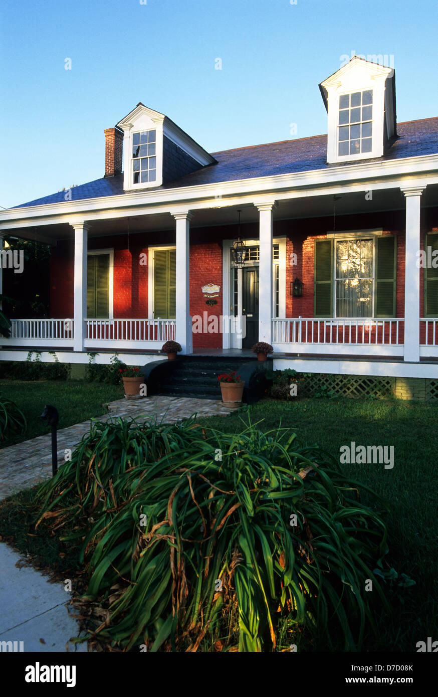 Elk2832712v Louisiana, Natchitoches, Jefferson Street, historical home Stock Photo Alamy