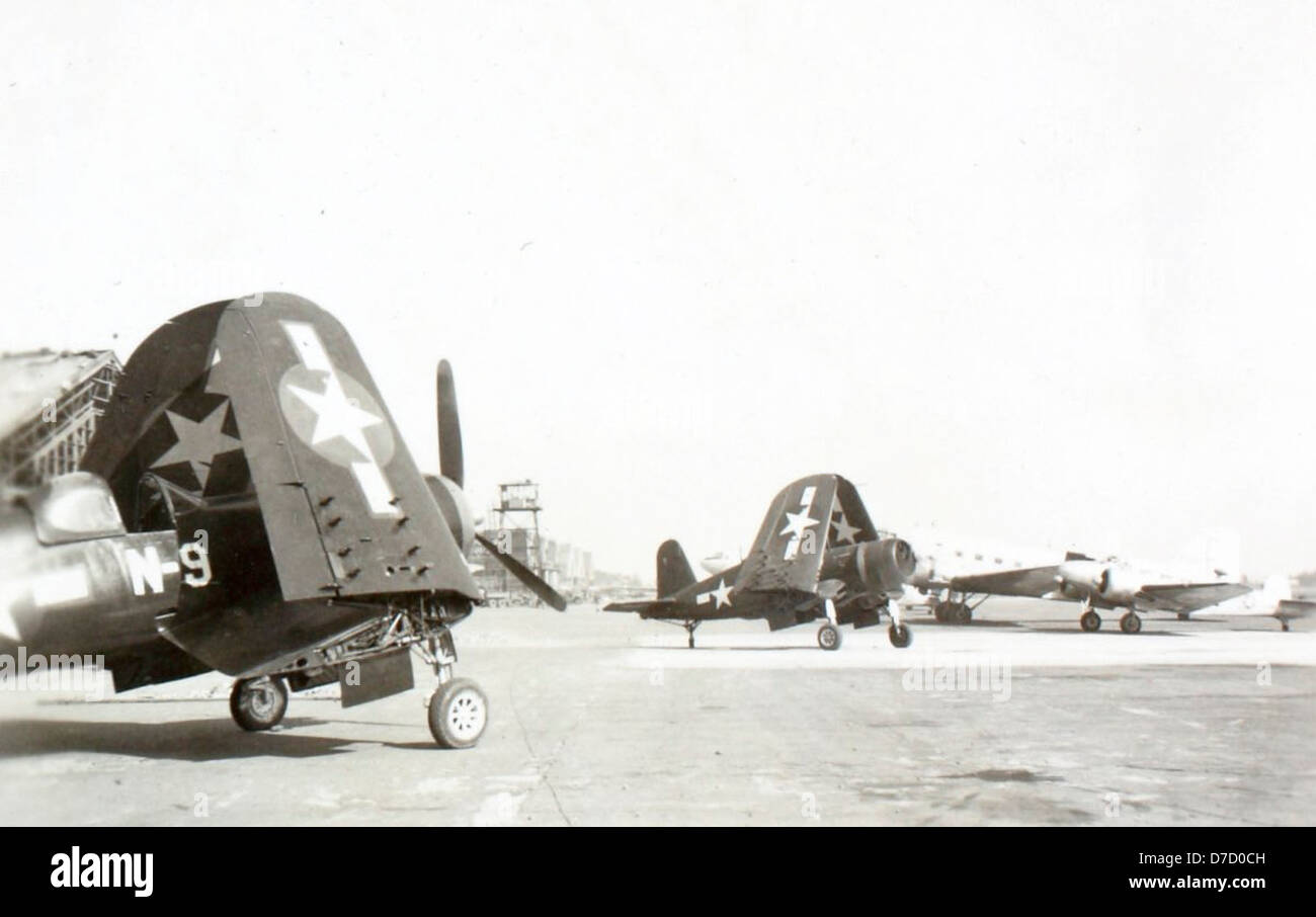 The F4U Corsair, featured in Charles Daniels' album, was a key aircraft ...