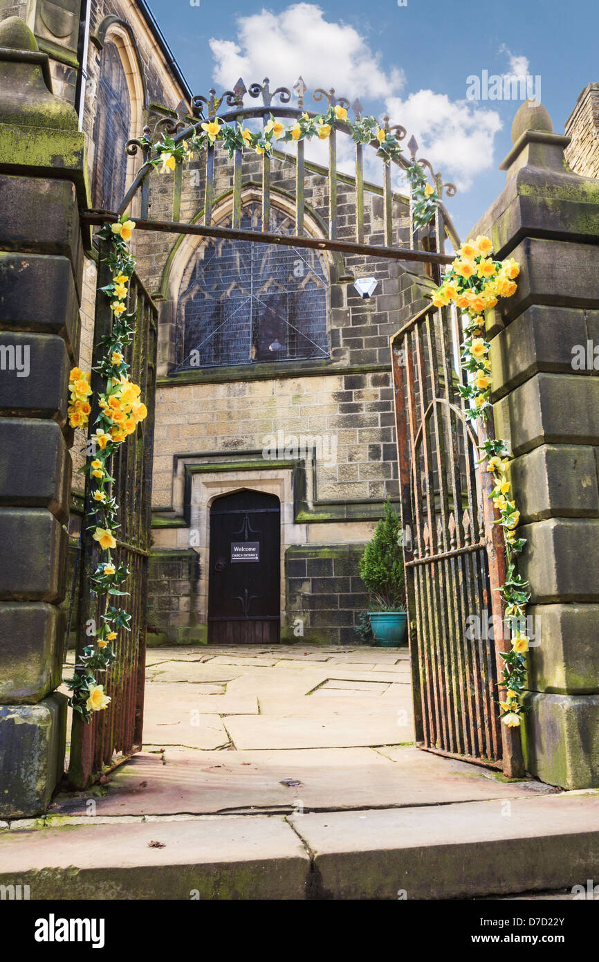 The church at Haworth, where Patrick Bronte was minister. The Bronte