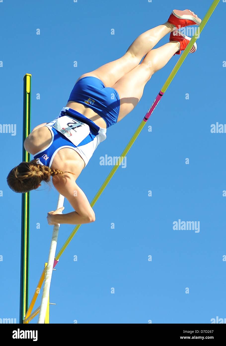 Waco, Texas, USA. 3rd May 2013. Natalia Bartnovska 72 competes in pole