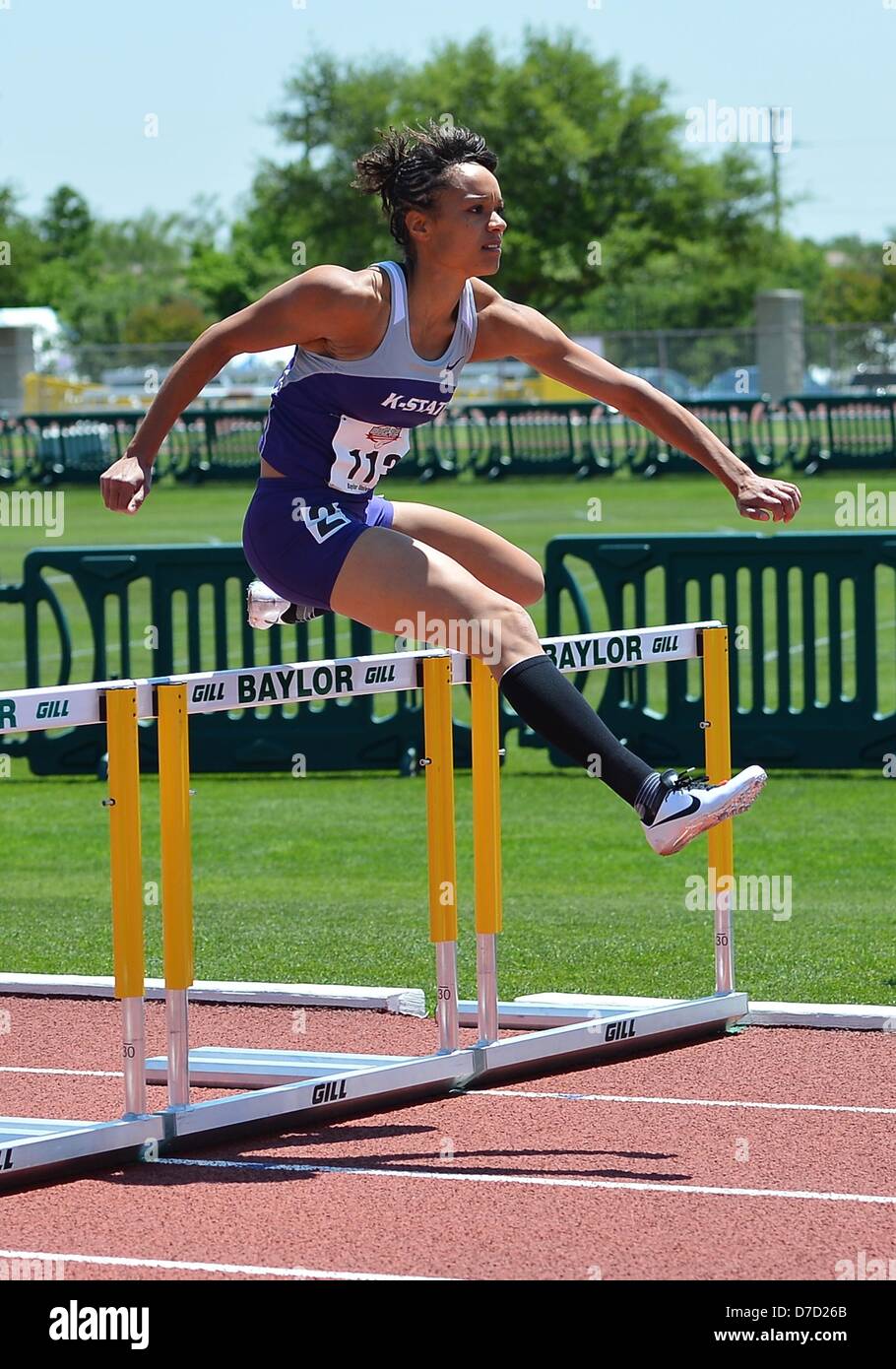 Waco, Texas, USA. 3rd May 2013. Merryl Mbeng 113 competes in women's