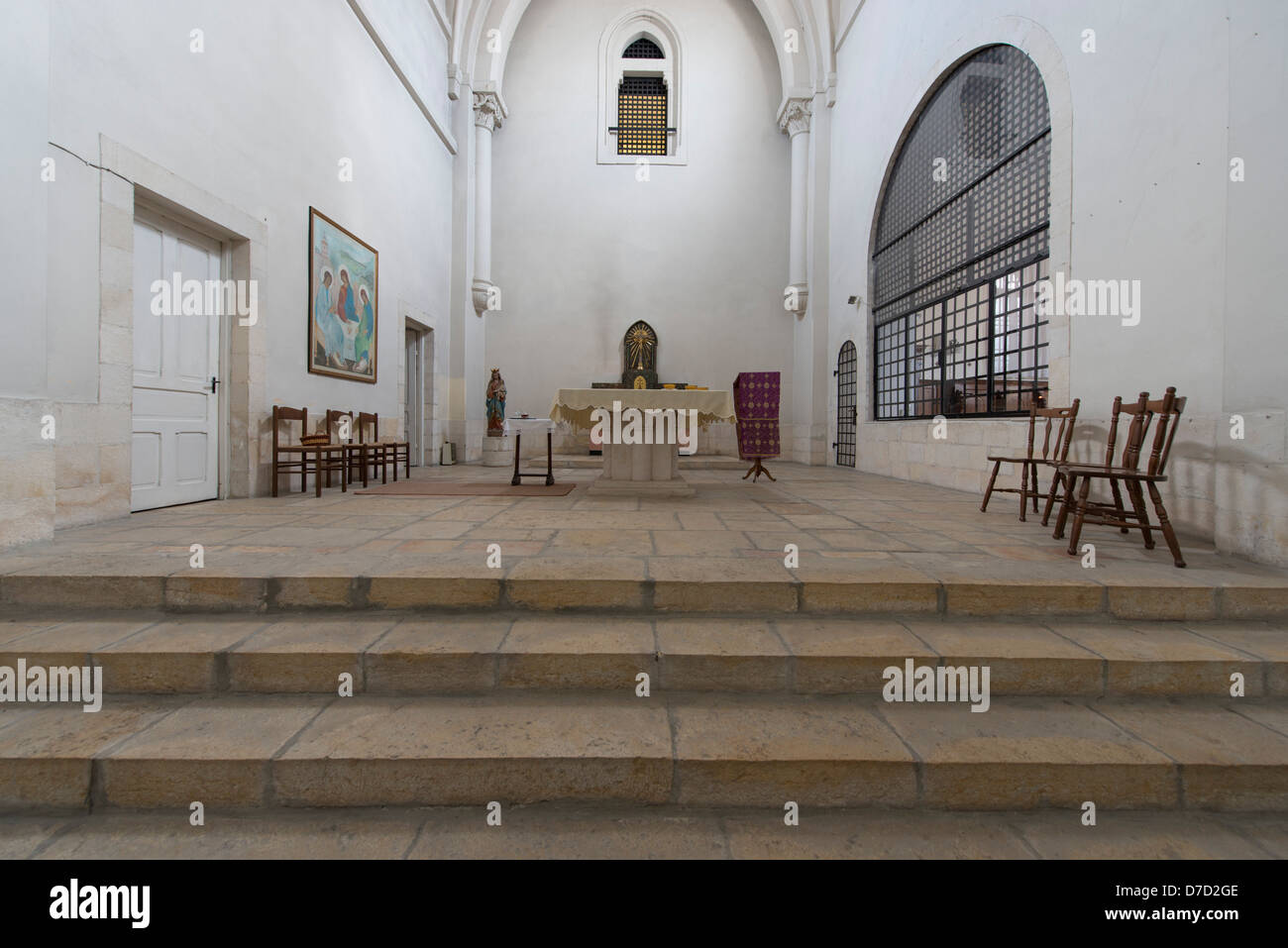 The Sanctuary in Paternoster Church on the Mount of Olives, Jerusalem, Israel Stock Photo