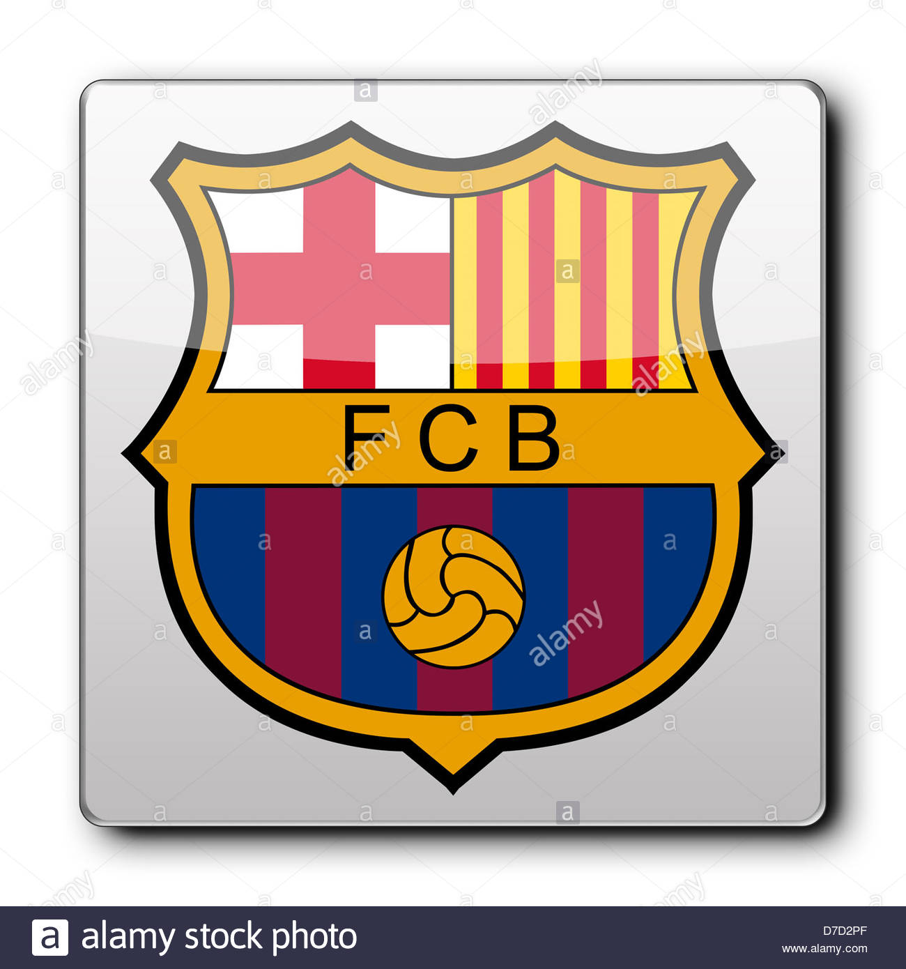 FC Barcelona logo icon app banner flag Stock Photo: 56221271 - Alamy