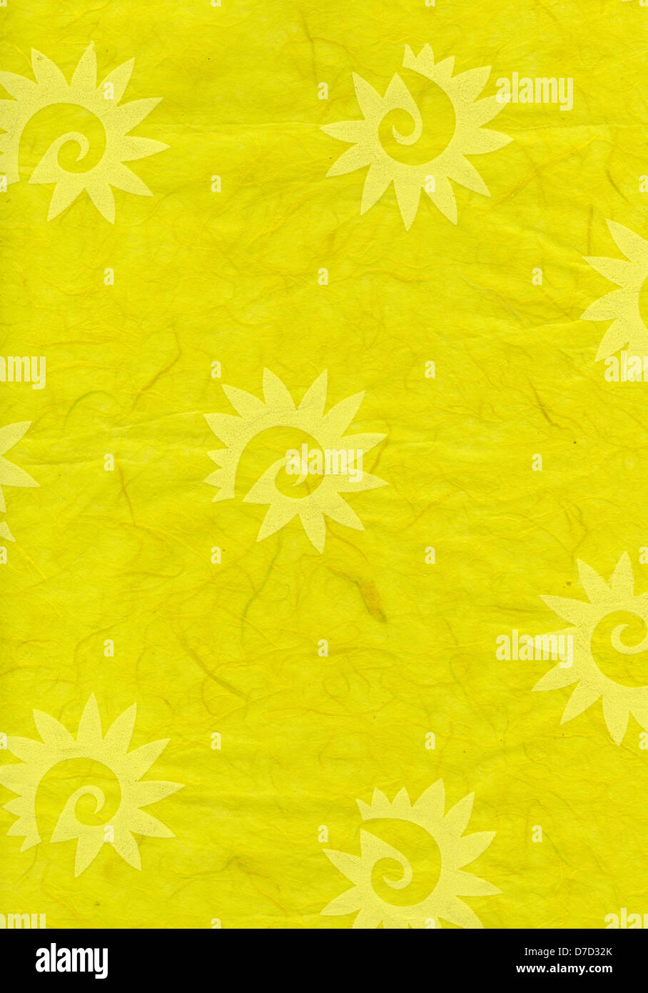 High resolution scan yellow rice paper pattern an abstract shape ...