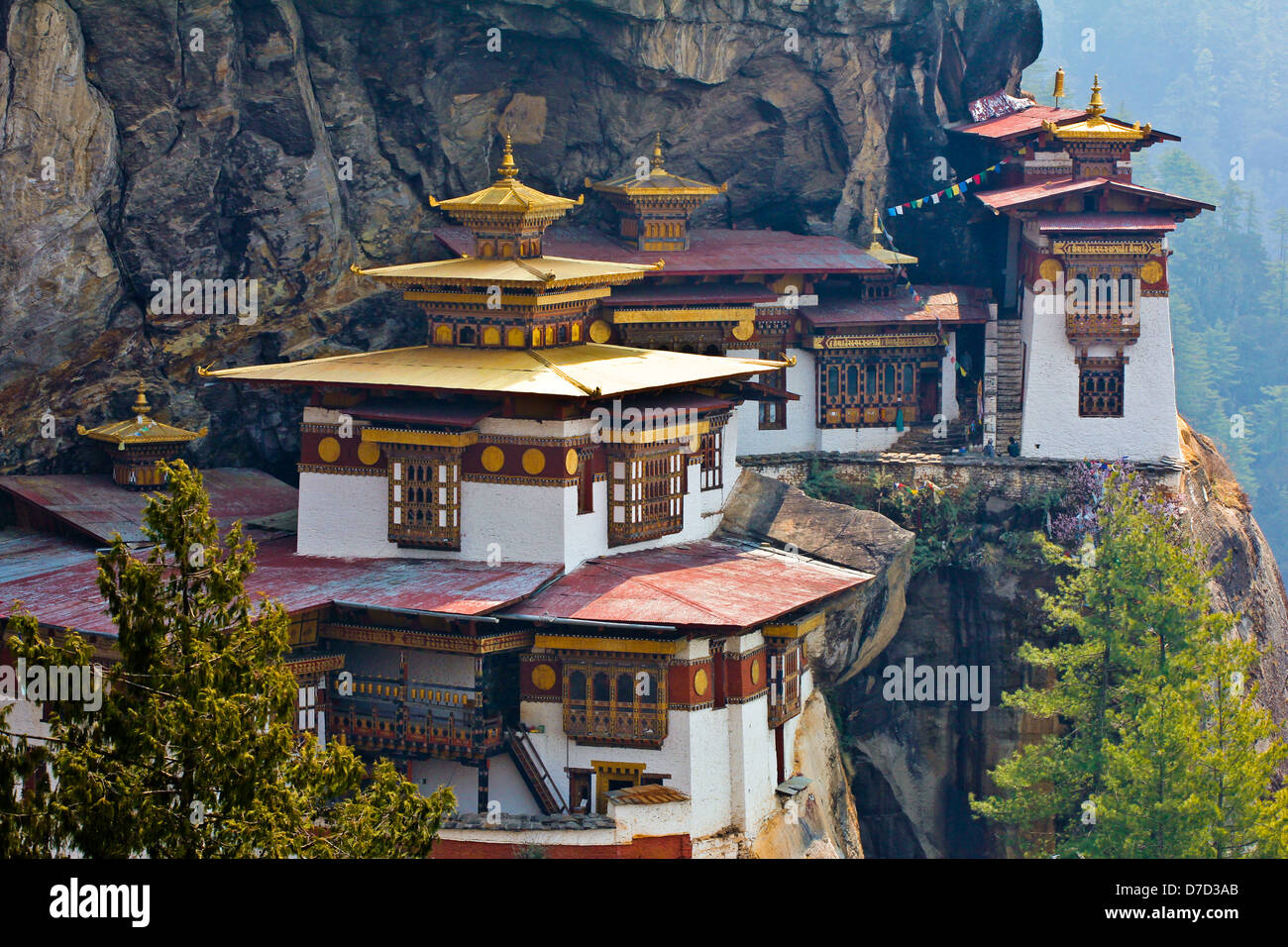 Taktsang Buddhist Monastery, Paro, Bhutan Stock Photo