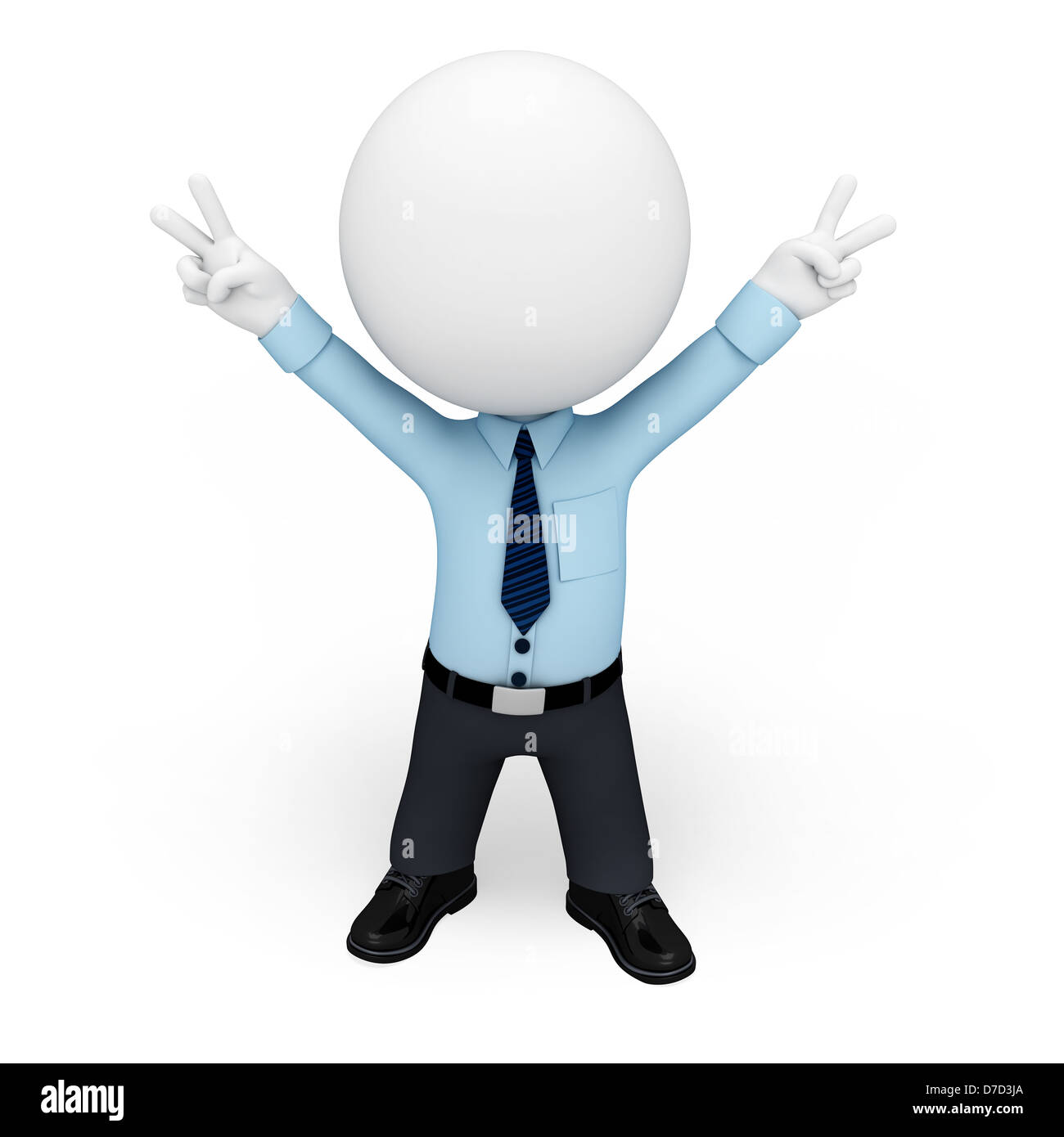 Service Man Images 3d white people as service man Stock Photo - Alamy
