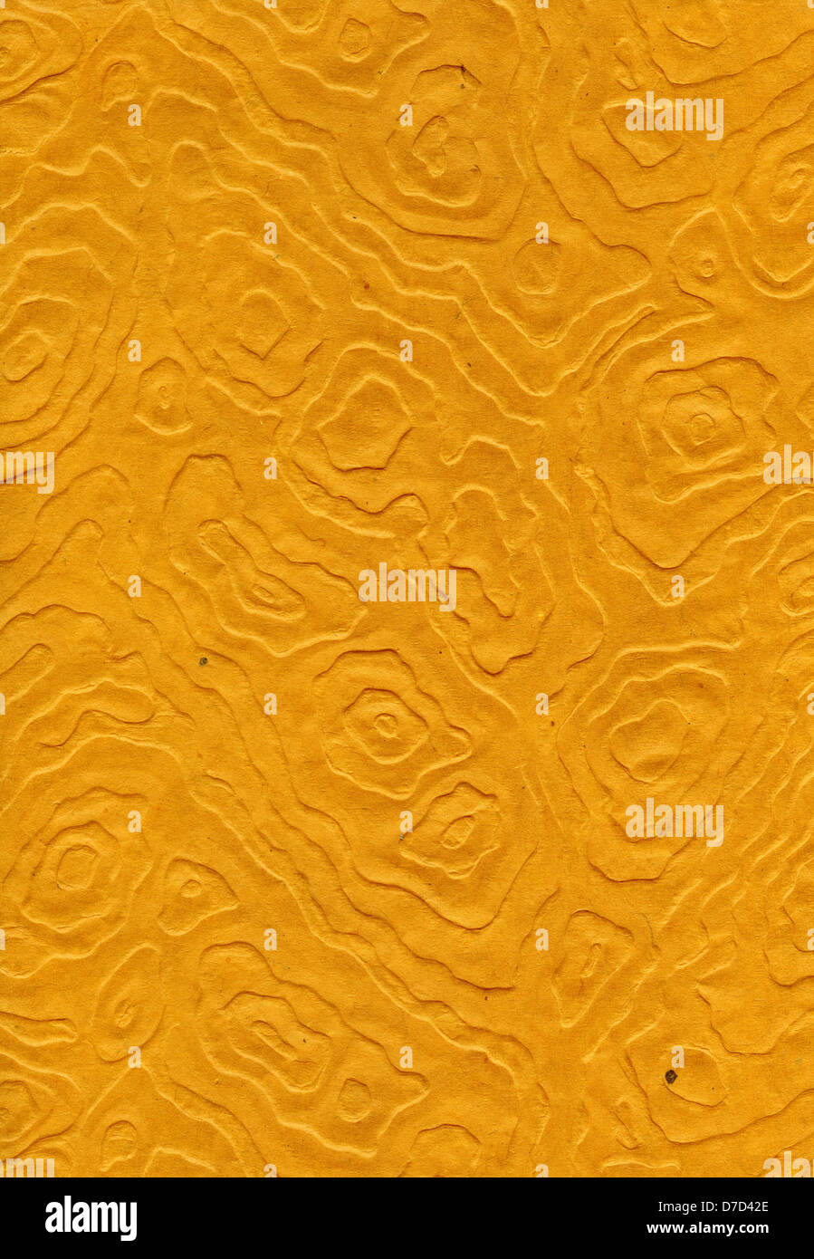 High resolution scan orange rice paper decorative pattern made amorphic mandalas. Scanned at 1200dpi using professional Epson Stock Photo