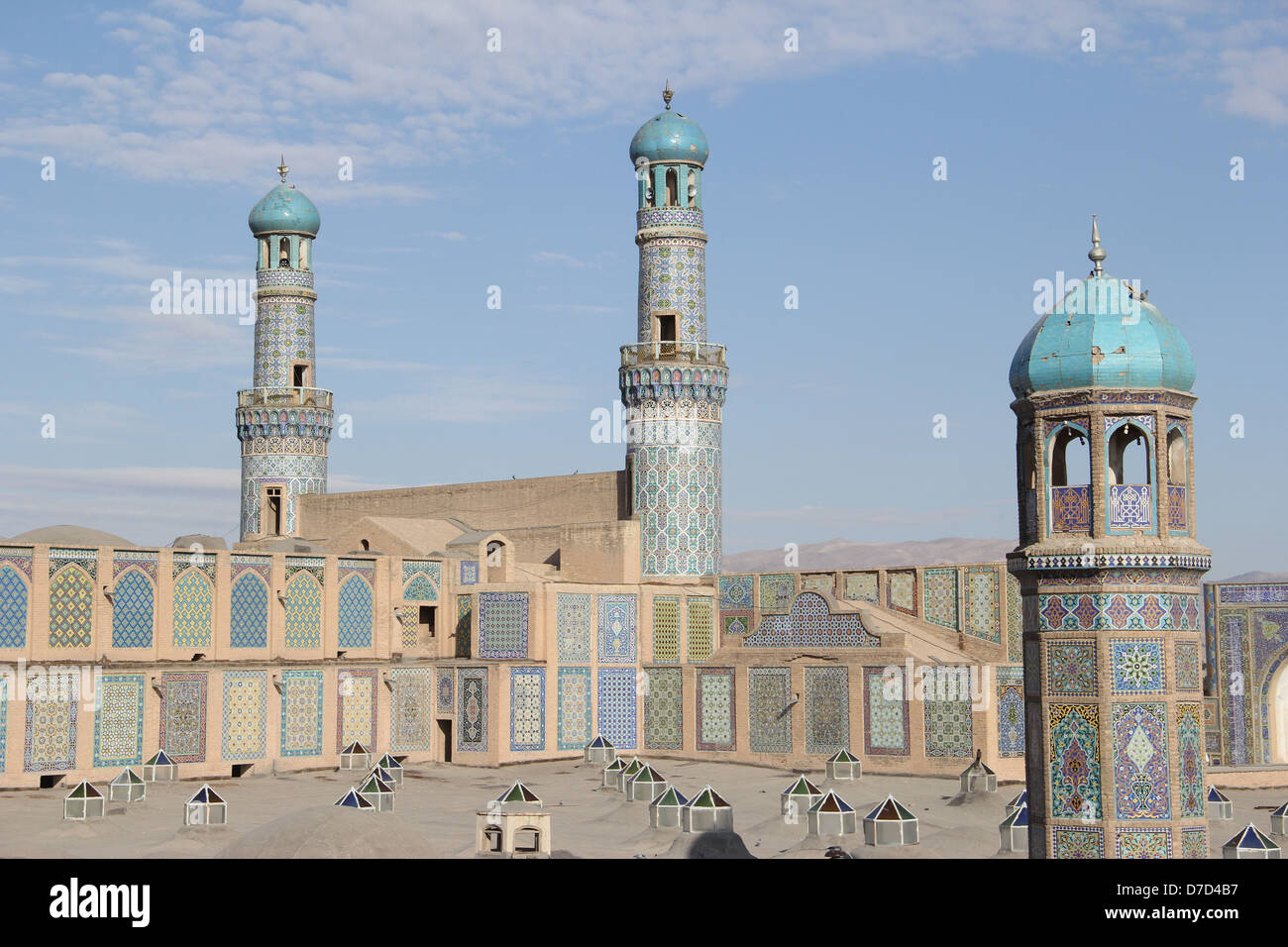 The Masjid-i Jami of Herat, the city's first congregational mosque, was built on the site of two smaller Ghaznavid mosques...... Stock Photo