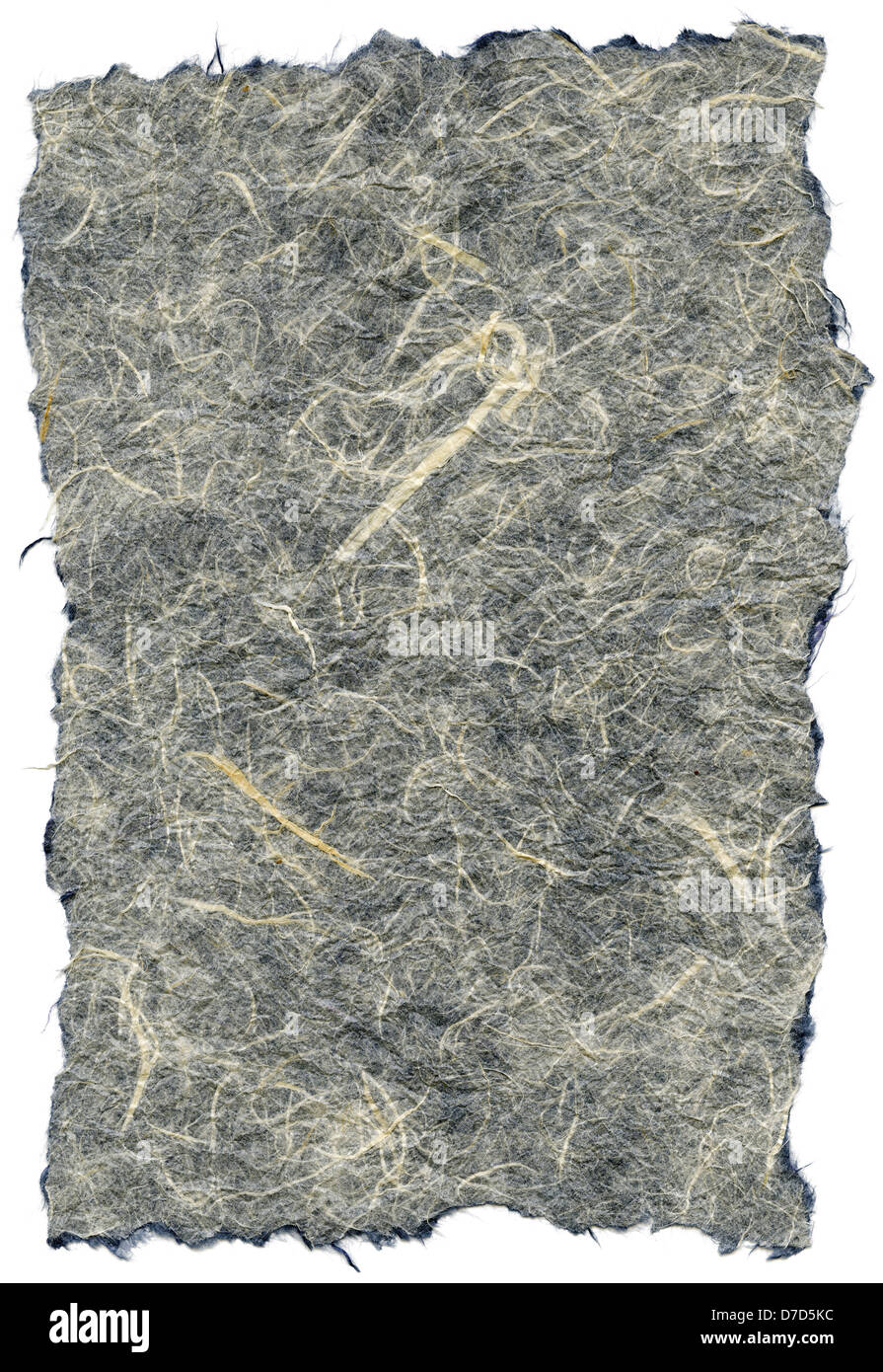 Texture white & blue rice paper torn edges. Isolated on white ...