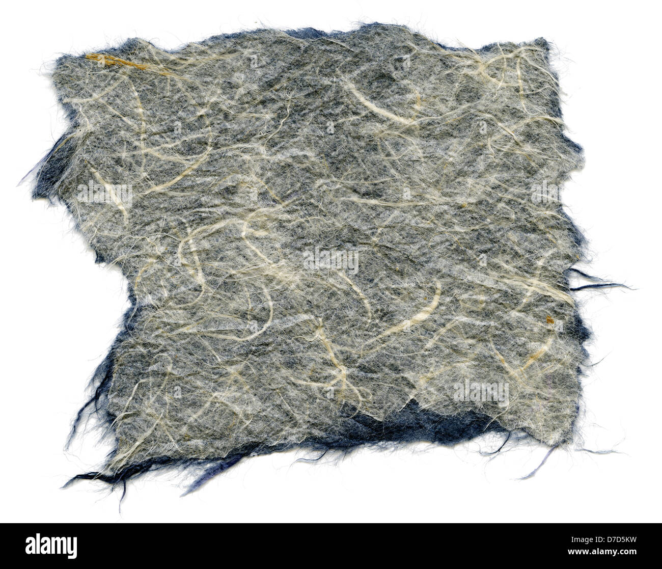 Texture white & blue rice paper torn edges. Isolated on white ...