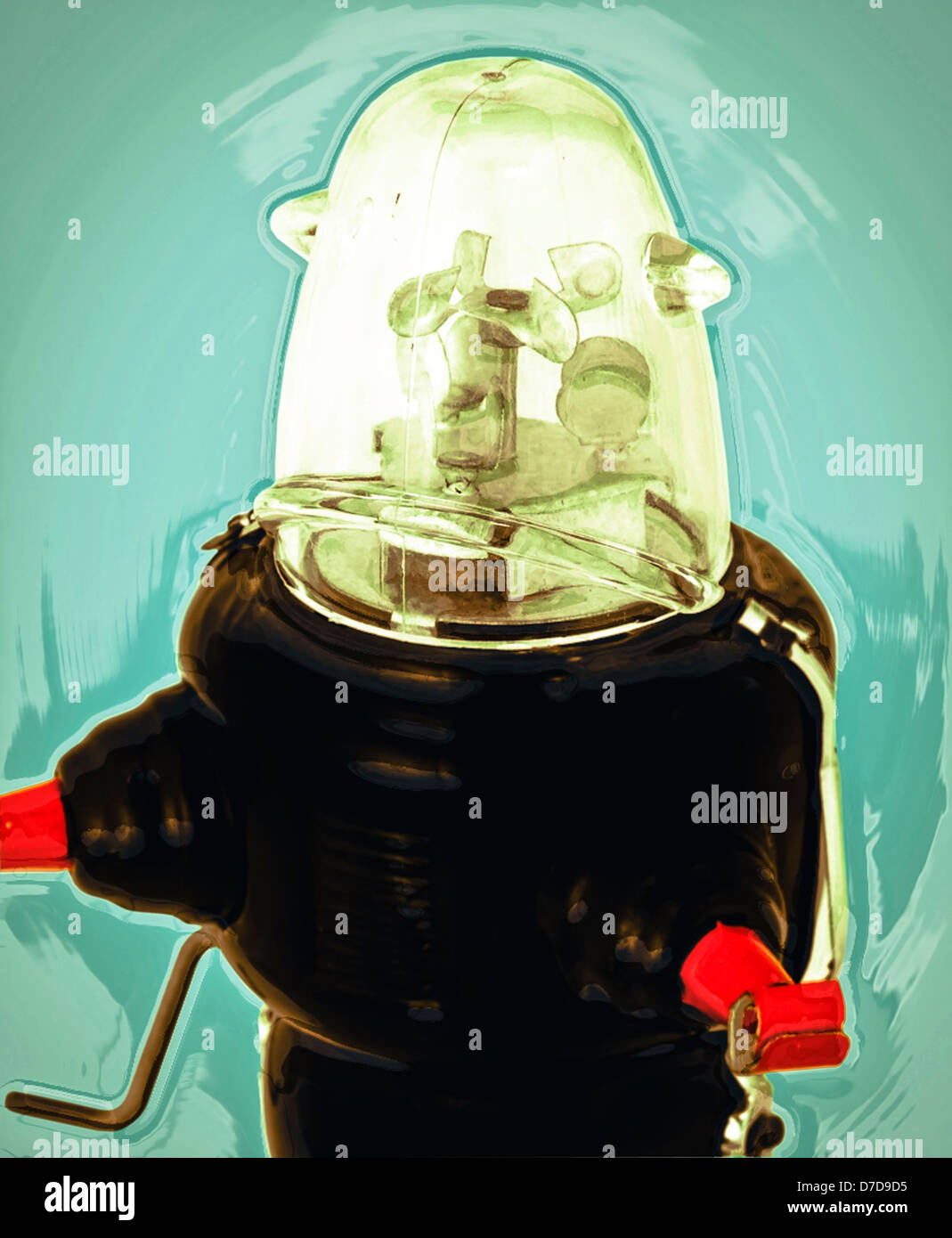 retro robot toy concept Stock Photo Alamy