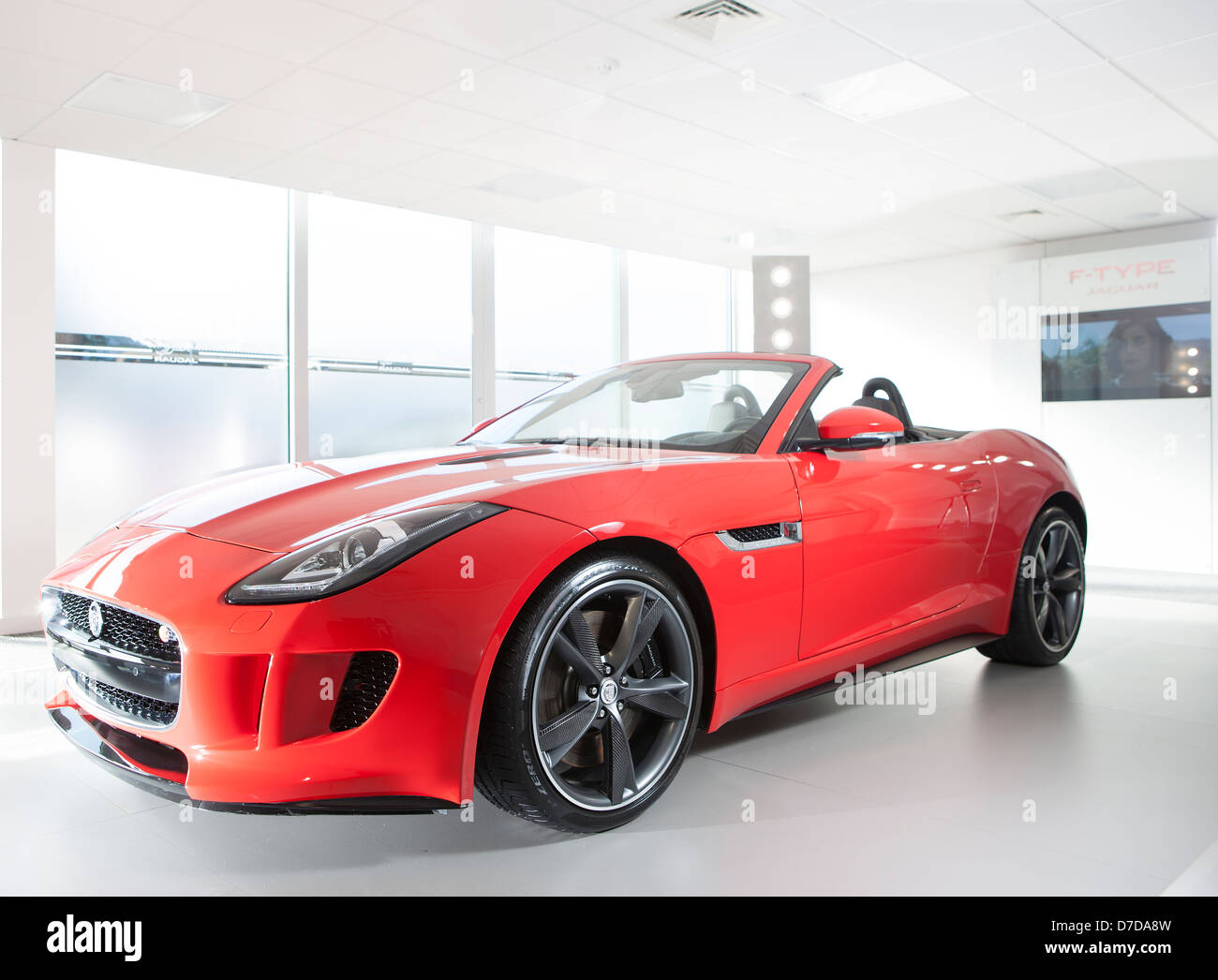 FType Jaguar Castle Bromwich Car plant 12th March 2013 Stock Photo Alamy