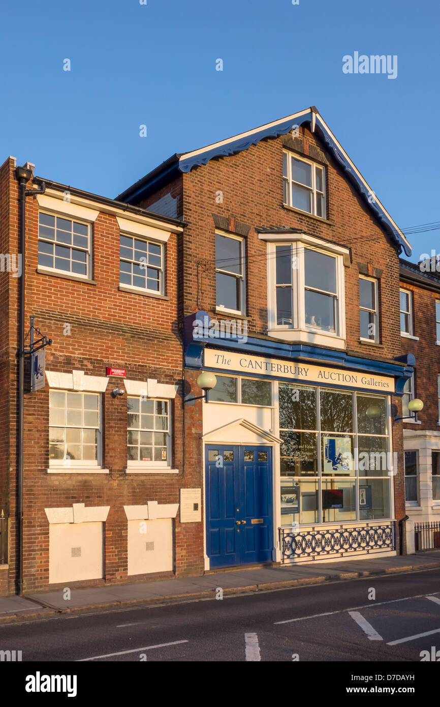 The Canterbury Auction room and galleries Canterbury Kent Stock Photo