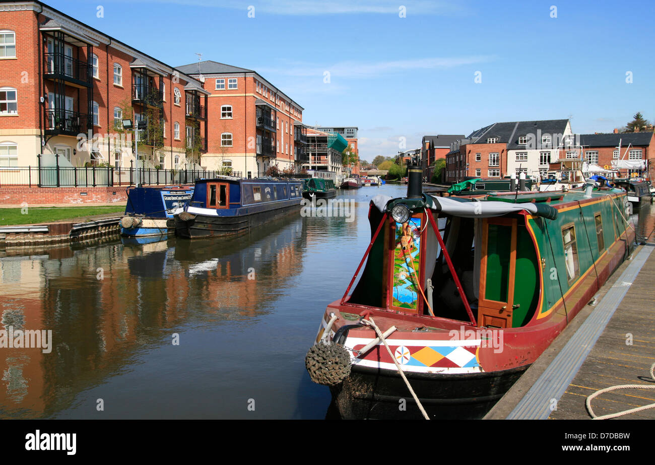 Diglis Canal Basin new housing Worcester Worcestershire England UK ...