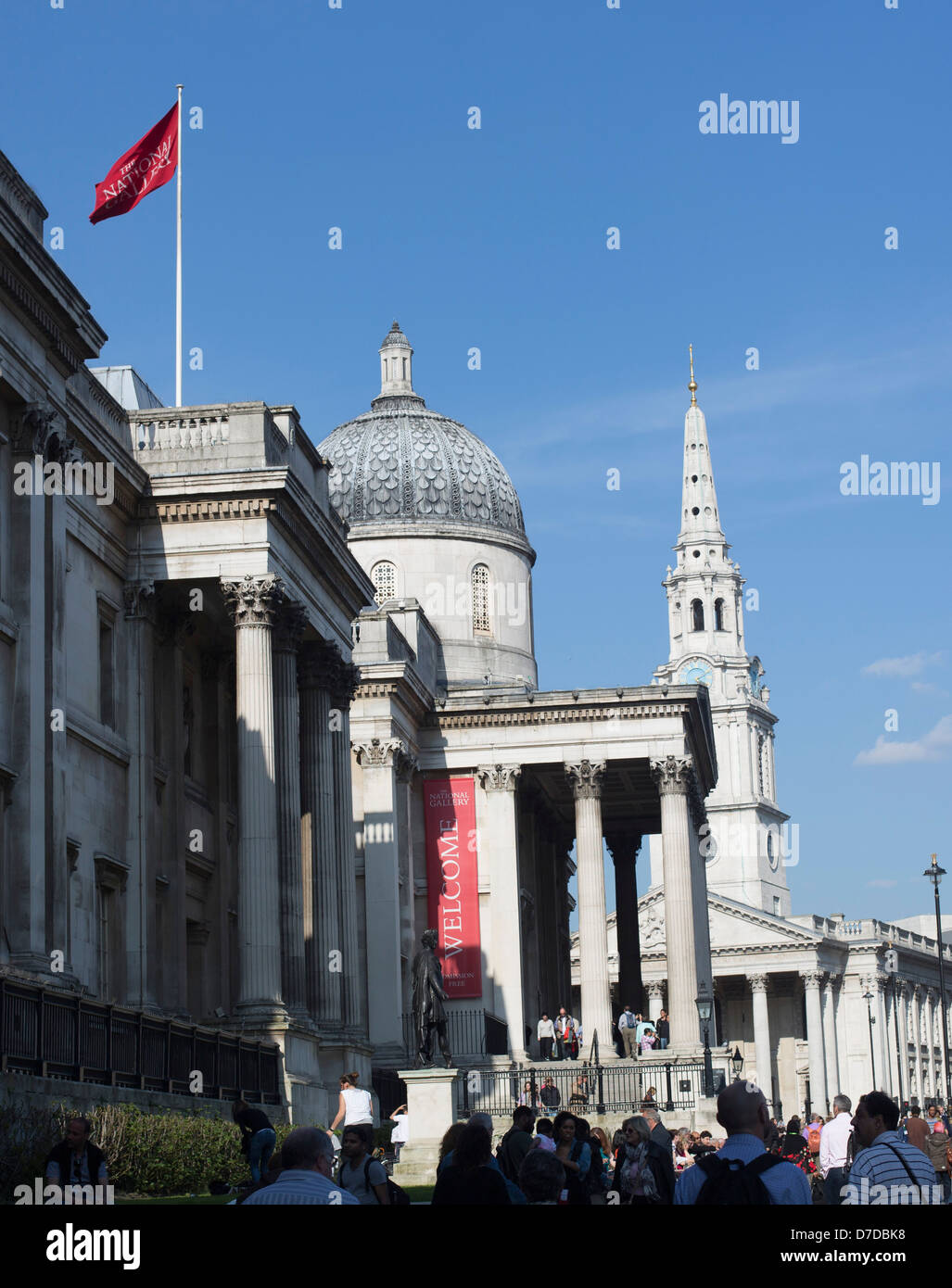 The National Gallery Art collection building Stock Photo