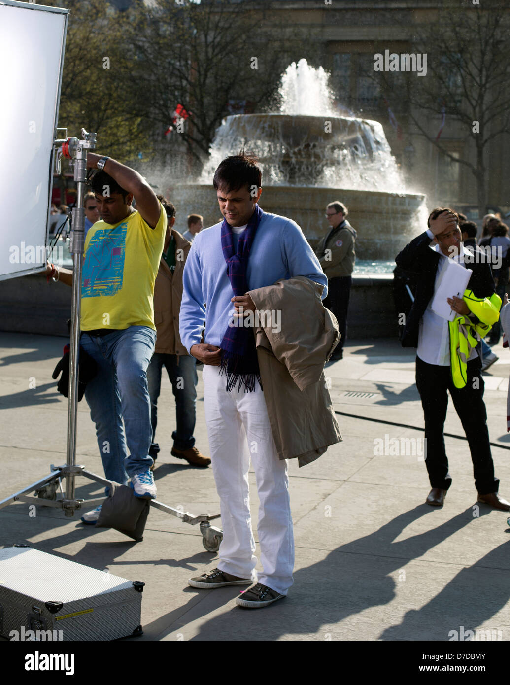 Bollywood film shooting London location Indian cinema Sumeet Raghavan