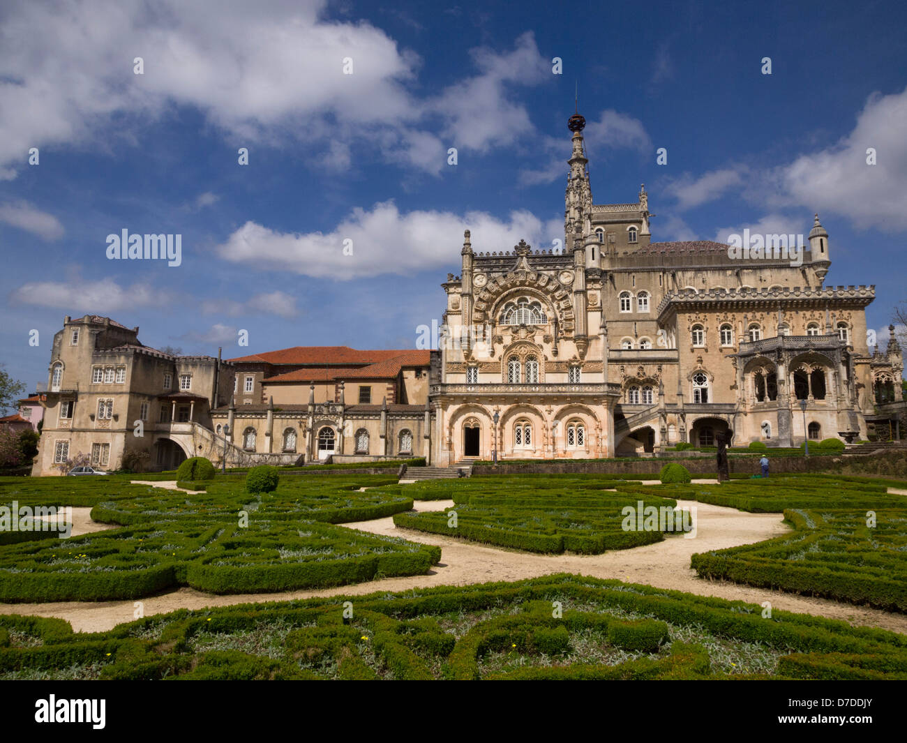 Bussaco Palace Hotel, Serra do Bussaco, Portugal Stock Photo