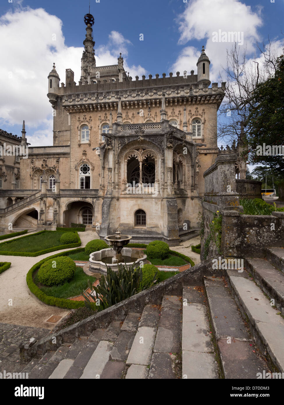 Bussaco Palace Hotel, Serra do Bussaco, Portugal Stock Photo