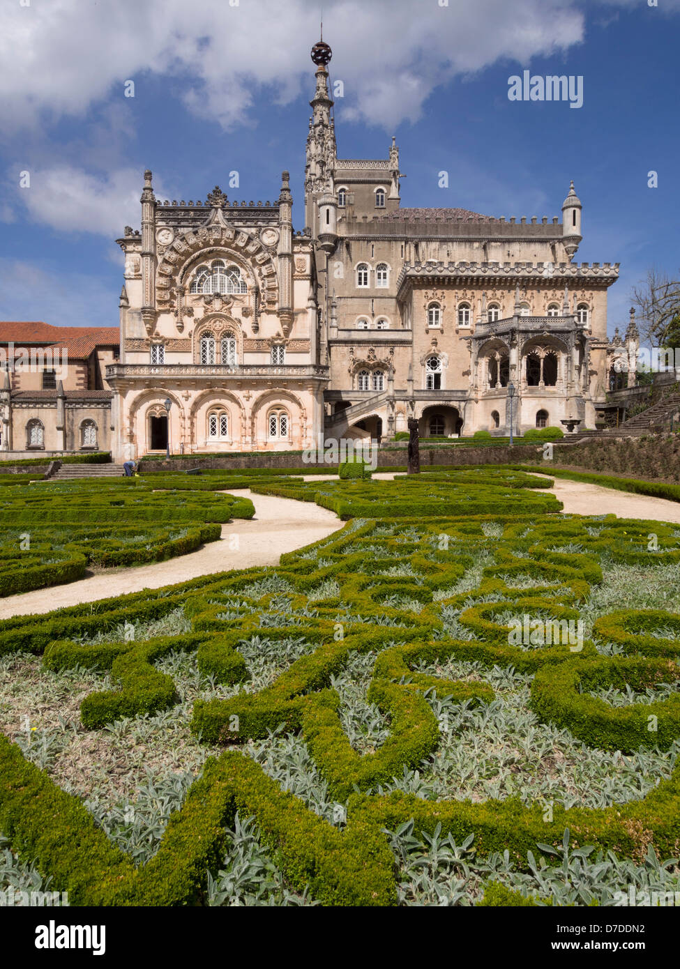 Bussaco Palace Hotel, Serra do Bussaco, Portugal Stock Photo