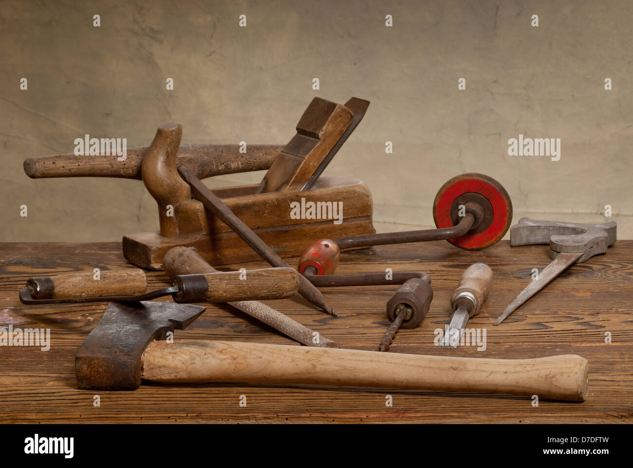 old tools Stock Photo
