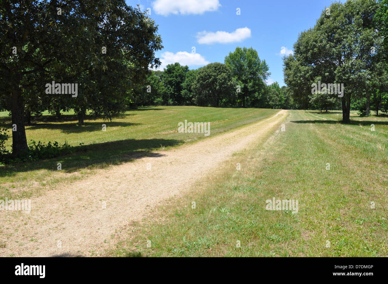 The Green River Road located at Cowpens National Battlefield Stock