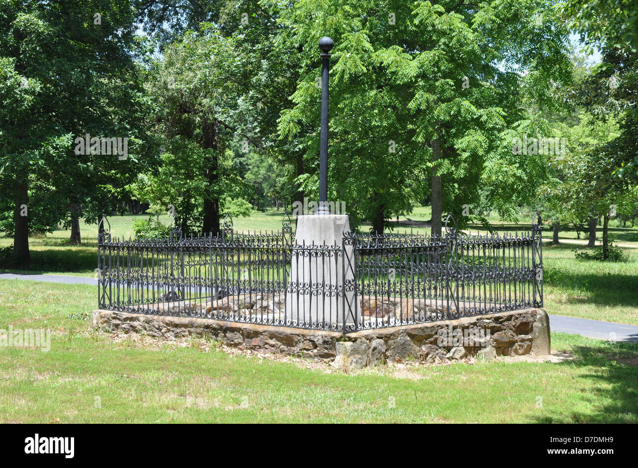 Washington Light Infantry Monument located at Cowpens National