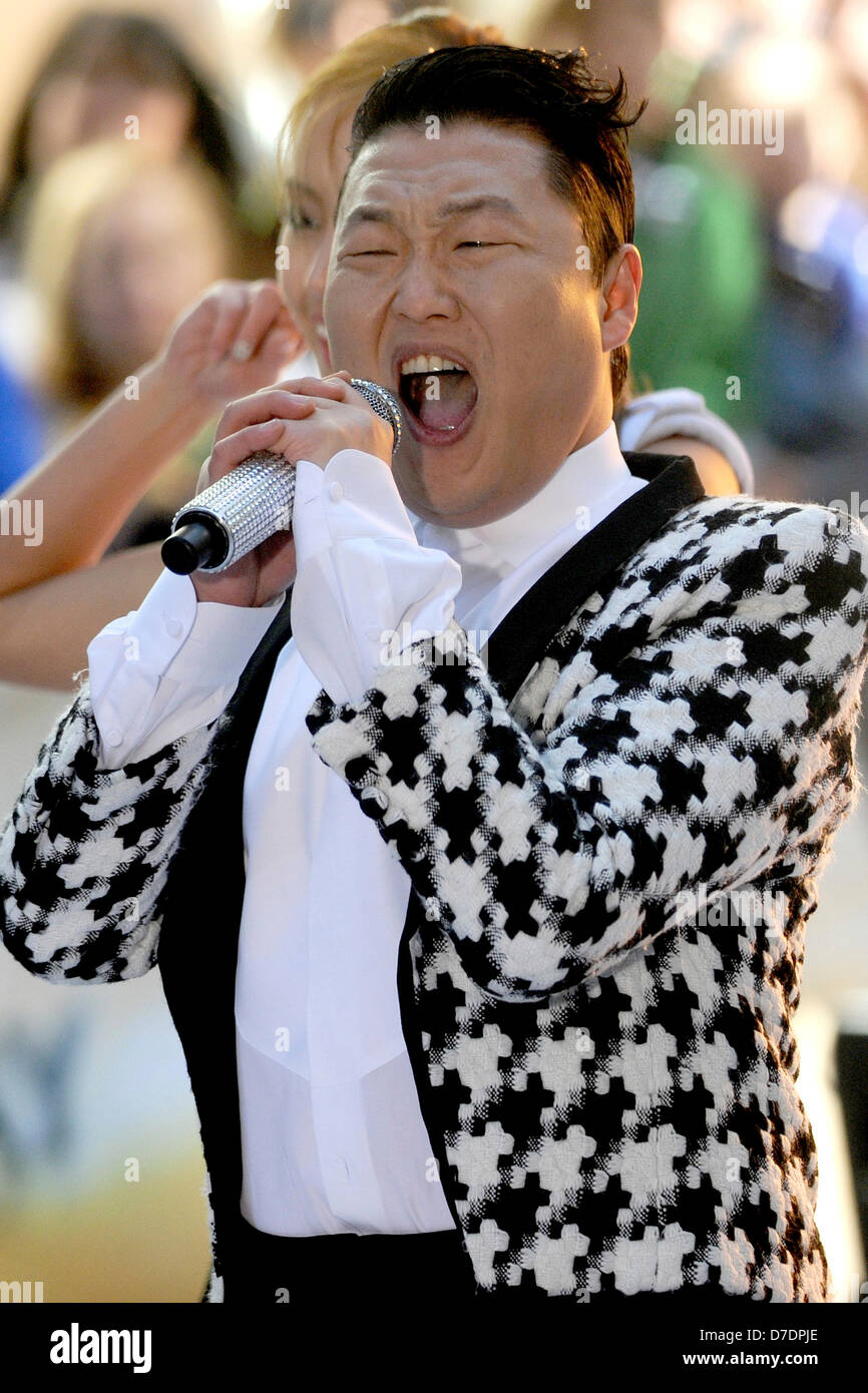 Korean Pop singer Psy Performs On NBC's 'Today Show' at Rockefeller