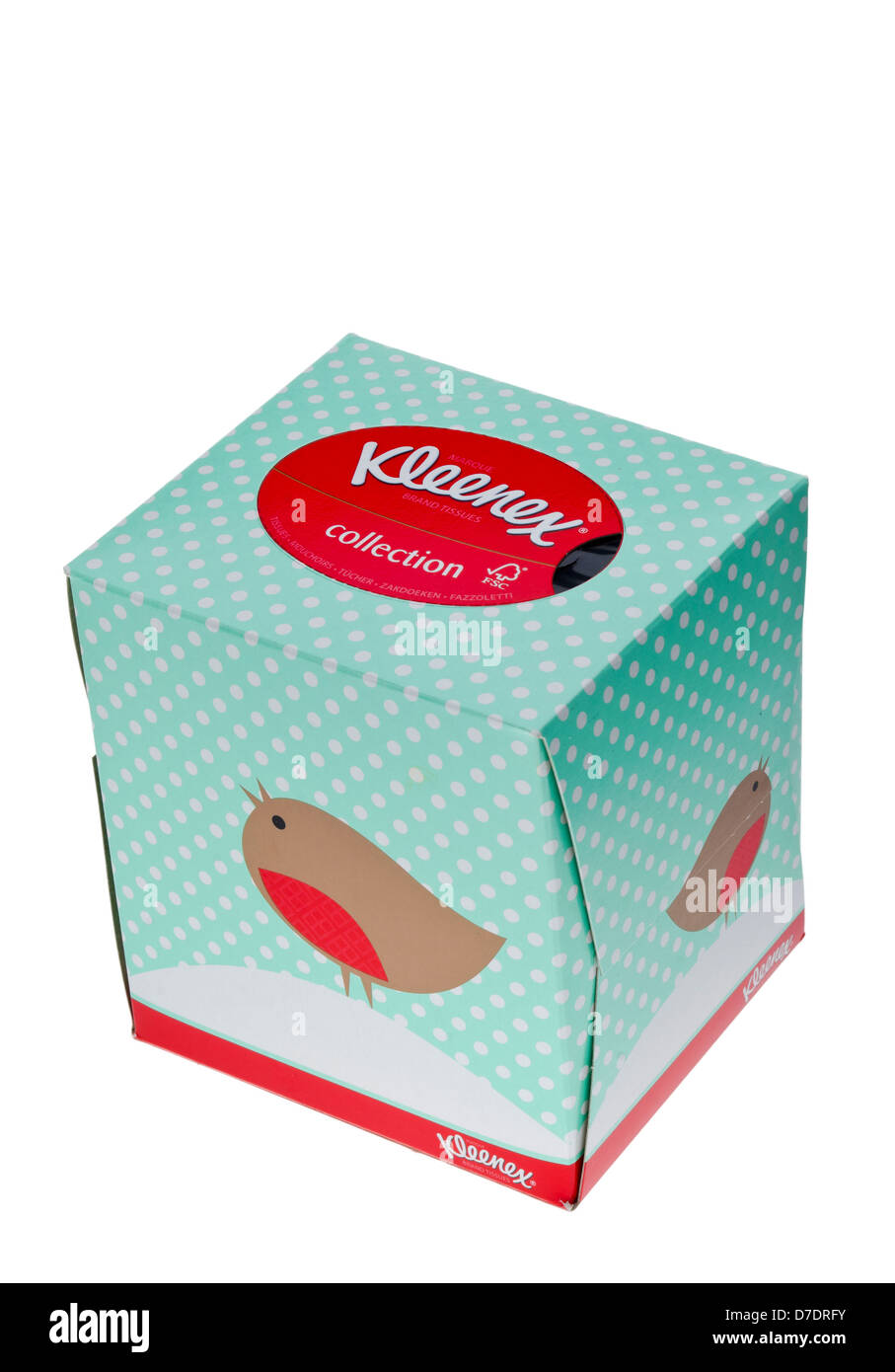Box of Kleenex Tissues. Stock Photo