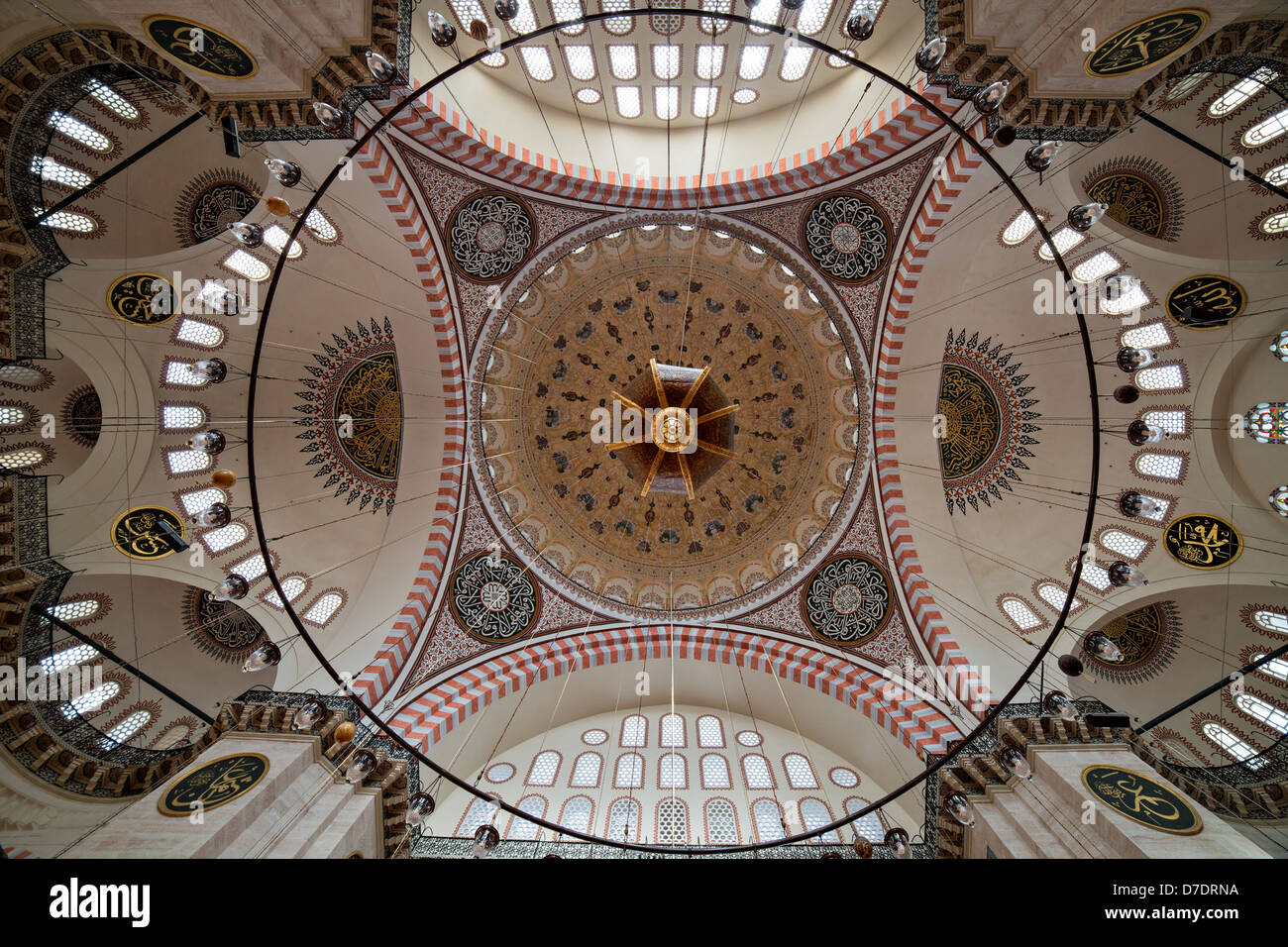 Suleymaniye Mosque Interior Stock Photos Suleymaniye