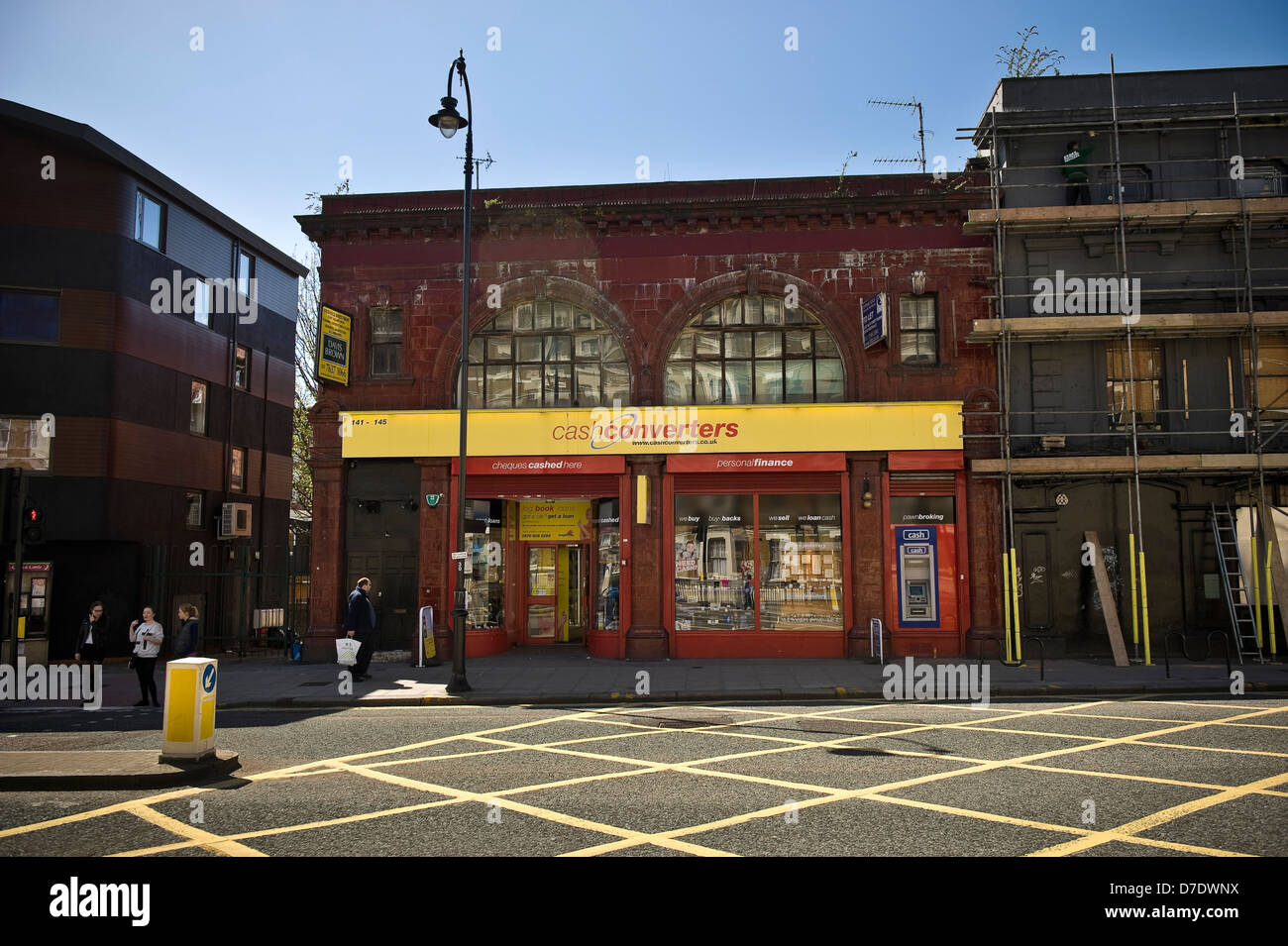 The disused South Kentish Town Underground Station, London, UK Stock