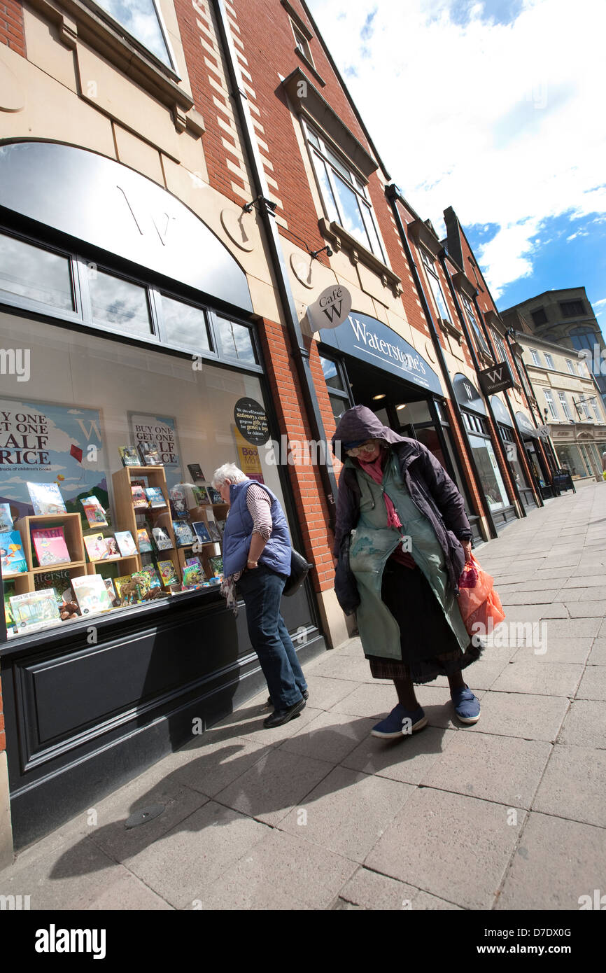 Old Bag Lady Norwich Stock Photo - Alamy