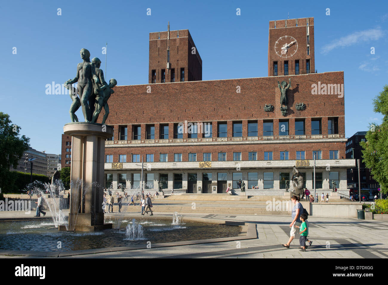 City Hall, Oslo, Norway Stock Photo Alamy