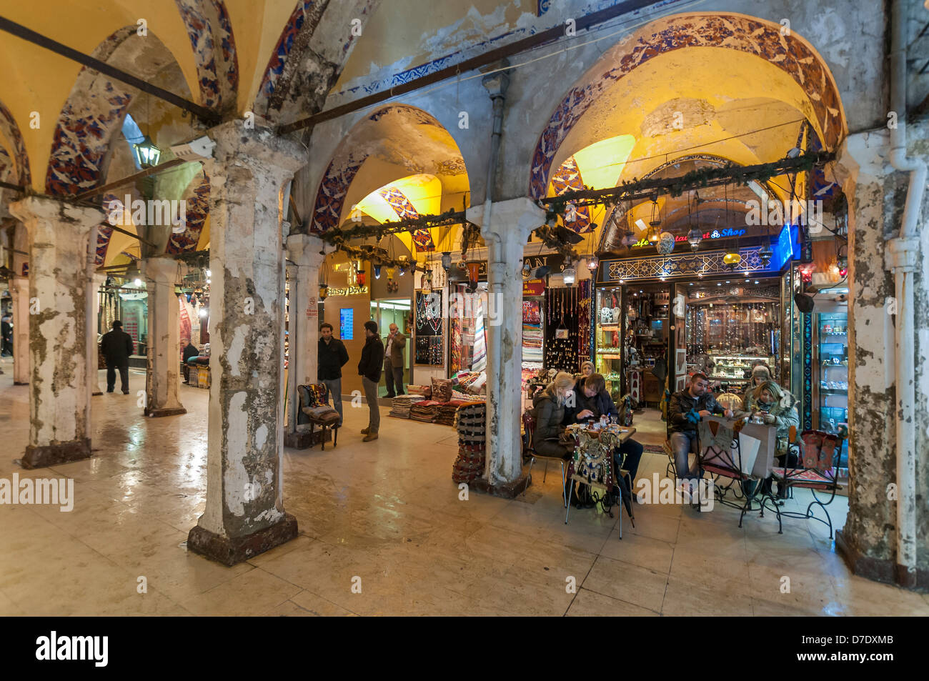 The Grand Bazaar (Covered Bazaar) in Istanbul is one of the largest and