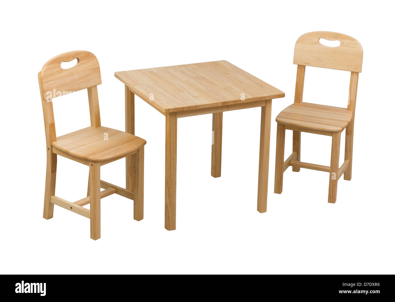 A Small Wooden Chairs And Desk For Kids Stock Photo 56240106 Alamy