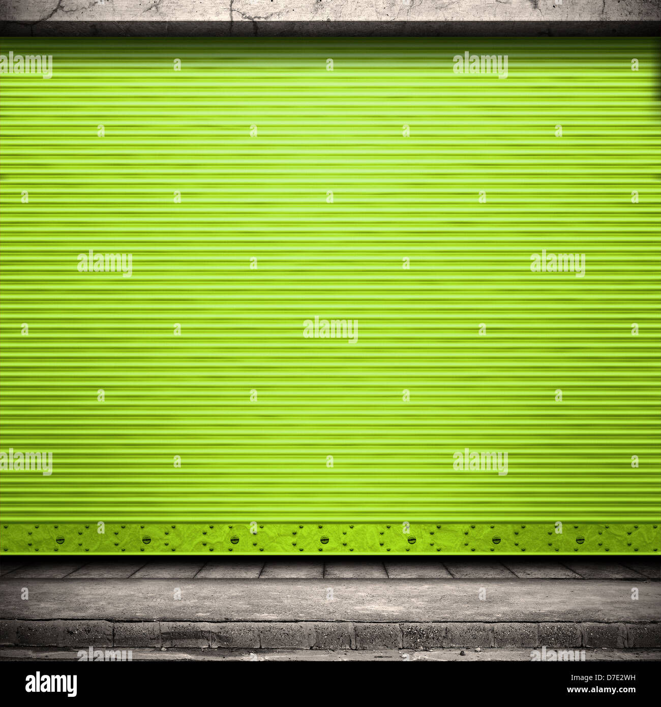 Digital background for studio photographers. Painted corrugated metal