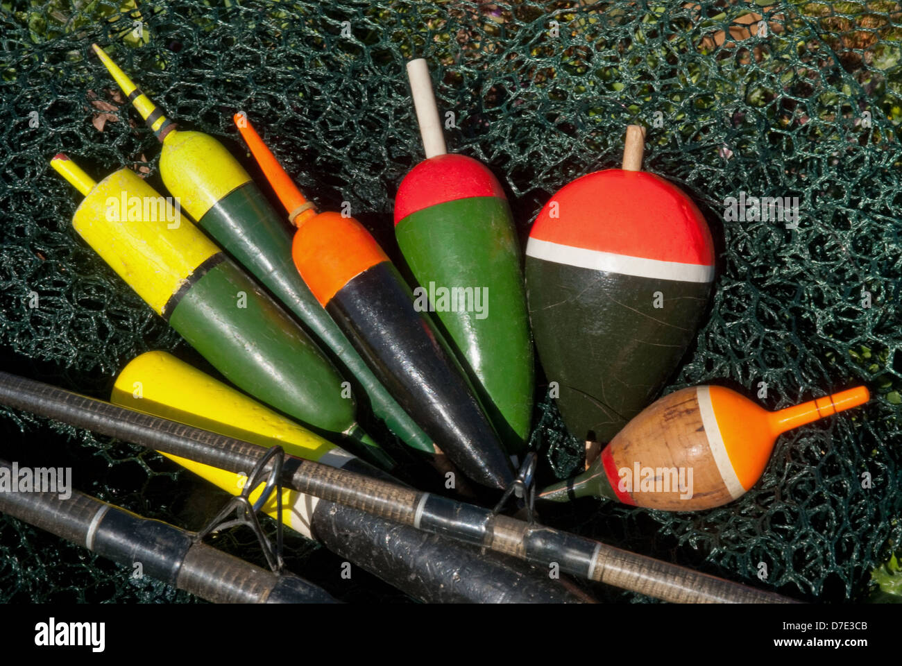 Old fashioned fishing floats hi-res stock photography and images - Alamy