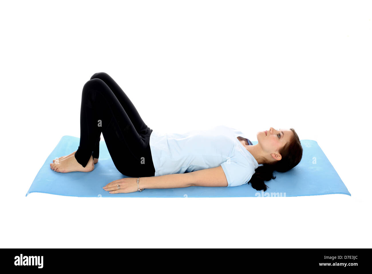 Woman Exercising Stock Photo