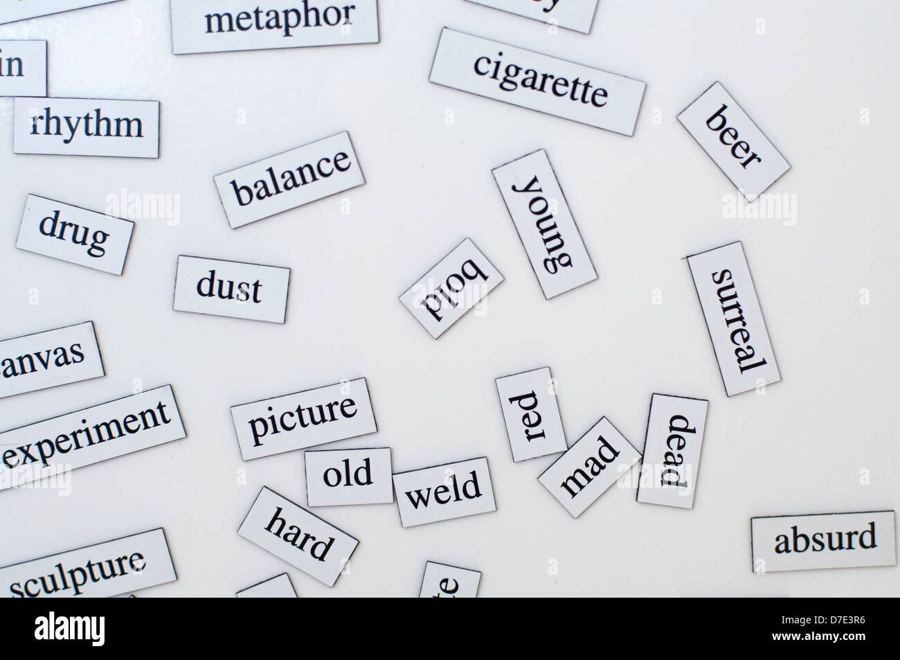 Bunch of random English words. Studying English and training brain ...