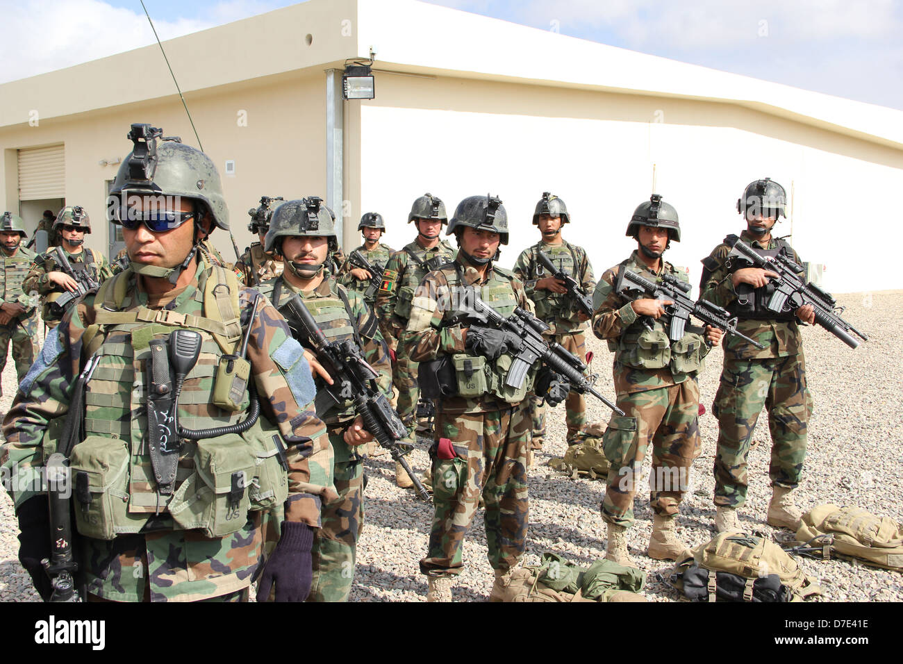 West Zone Afghan commando unit, Special operations are performed  nightlyThis operation Is very effective in securing Stock Photo - Alamy