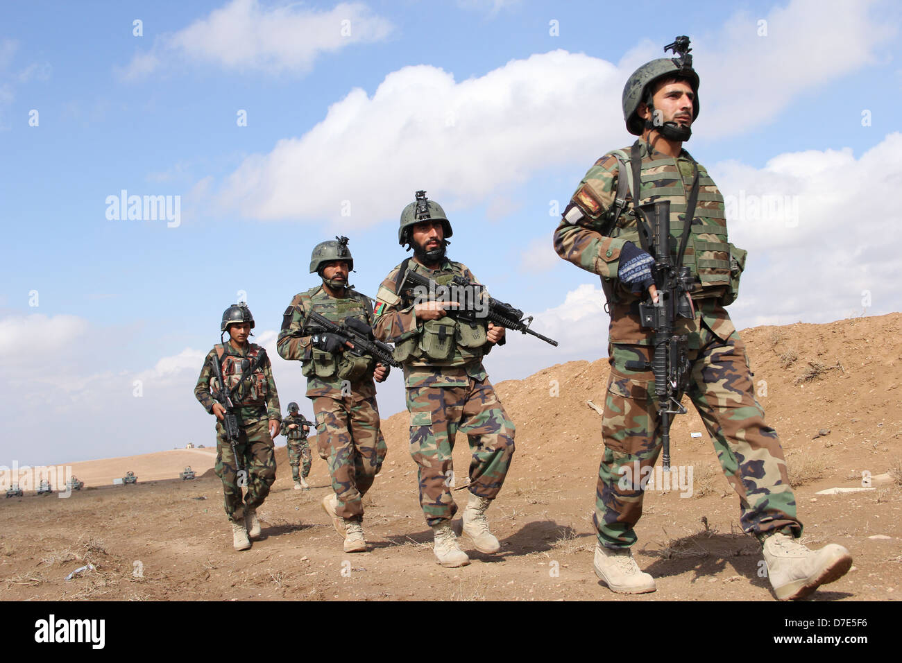 West Zone Afghan commando unit, Special operations are performed  nightlyThis operation Is very effective in securing Stock Photo - Alamy