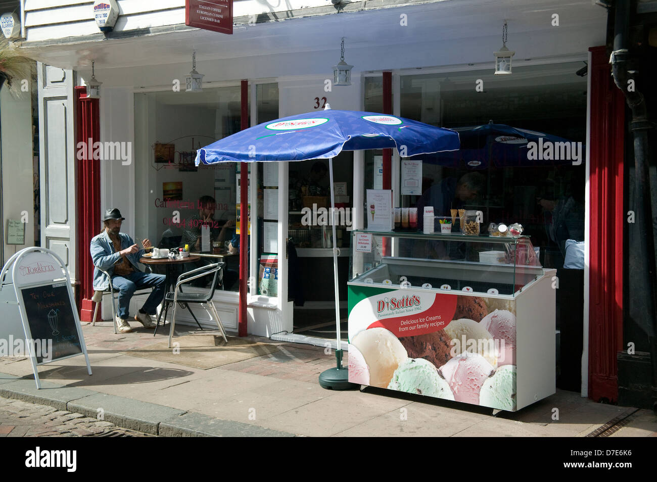 shop stall Rochester High Street Rochester Kent Stock Photo Alamy