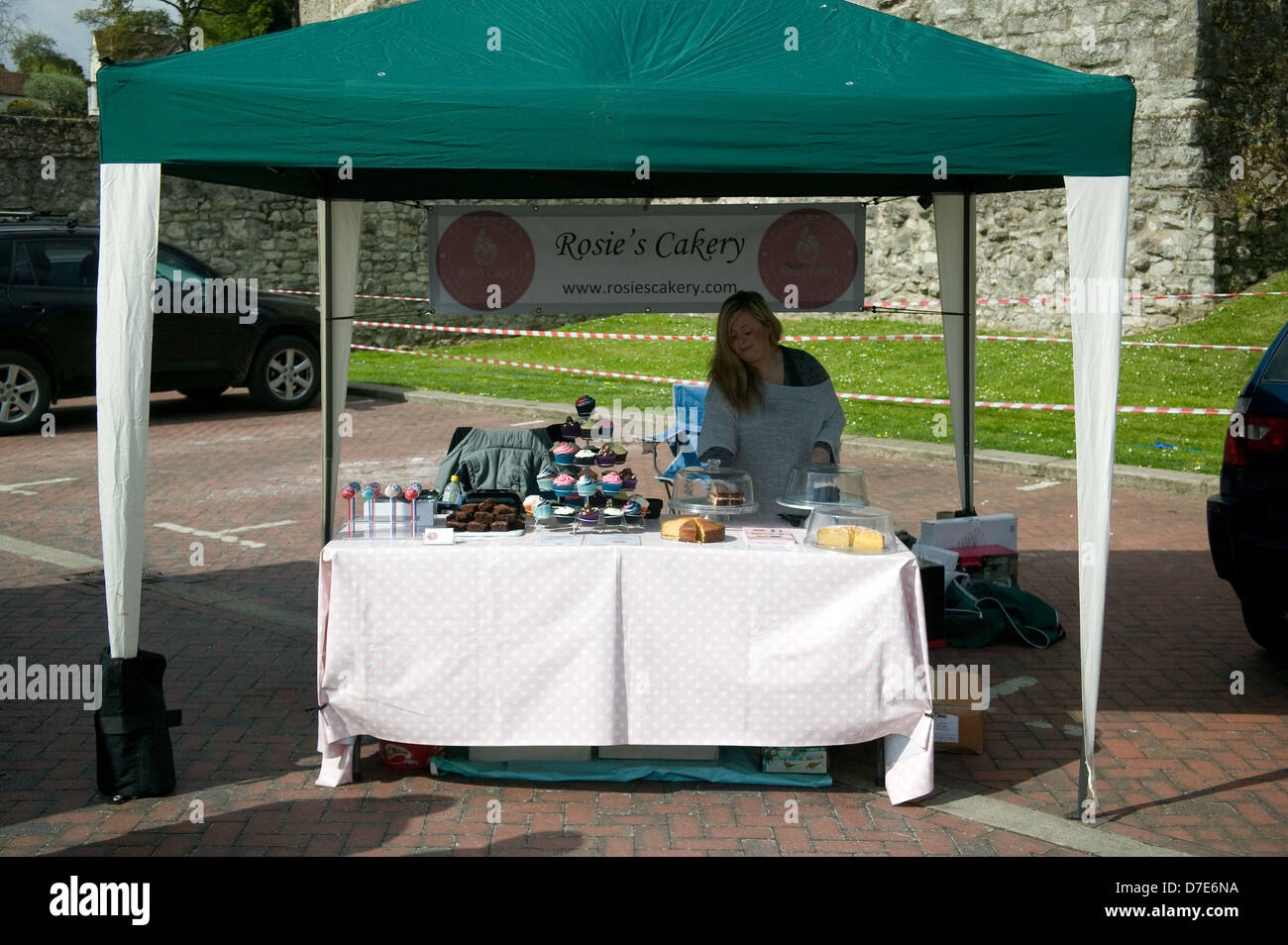 shop stall Rochester High Street Rochester Kent Stock Photo Alamy