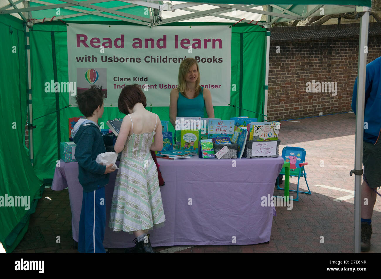 shop stall Rochester High Street Rochester Kent Stock Photo Alamy