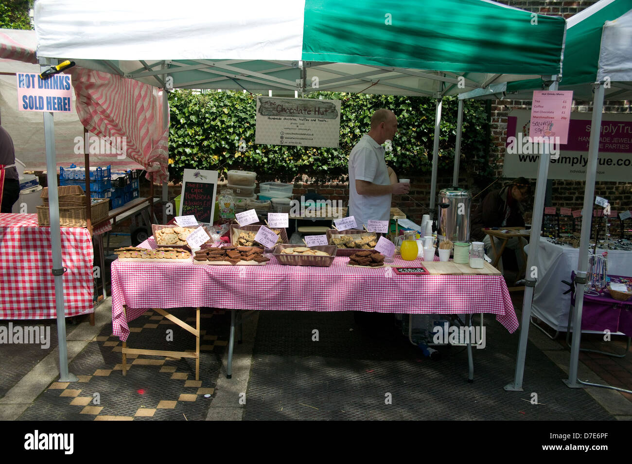shop stall Rochester High Street Rochester Kent Stock Photo Alamy