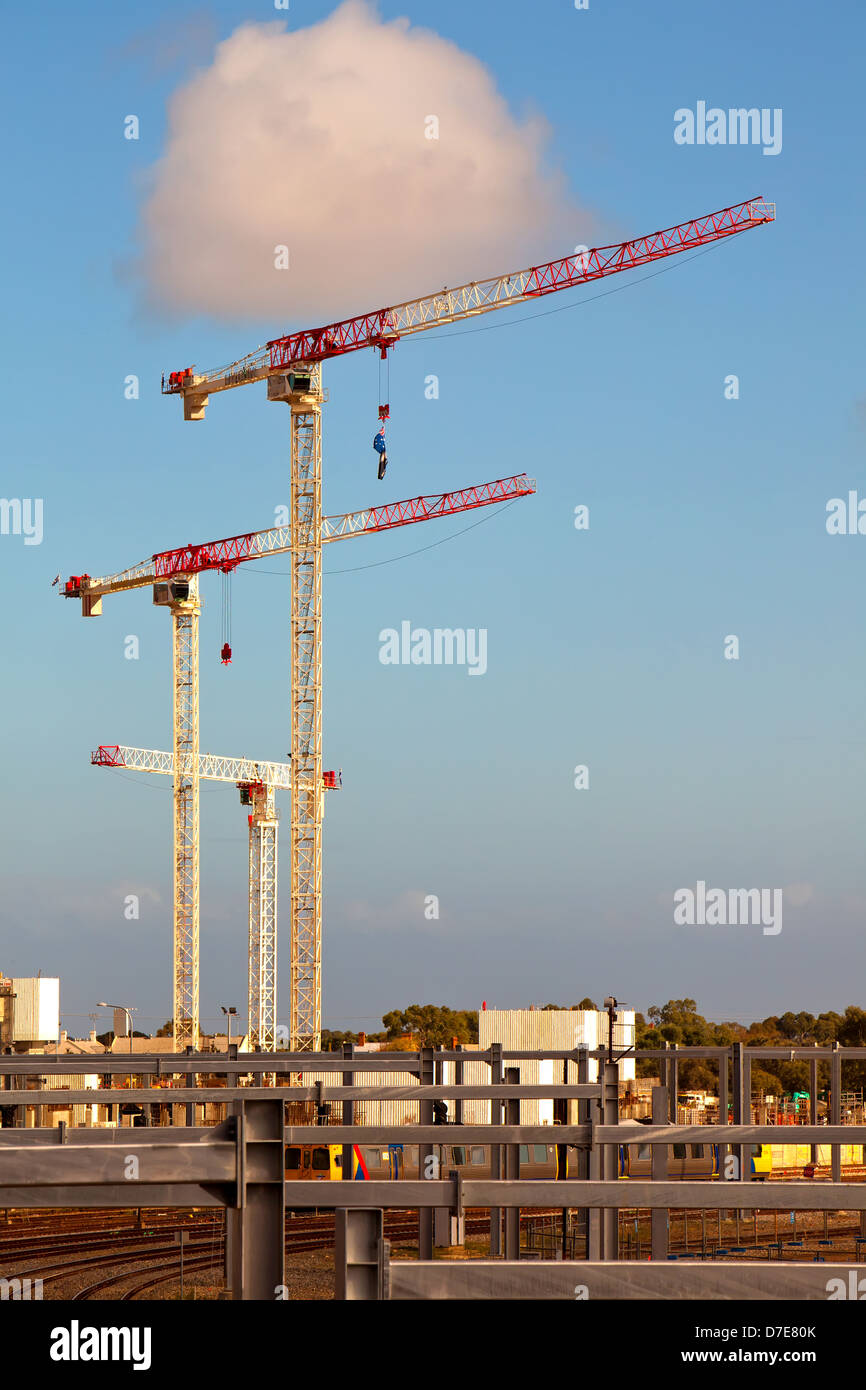 Construction crane cranes hi-res stock photography and images - Alamy