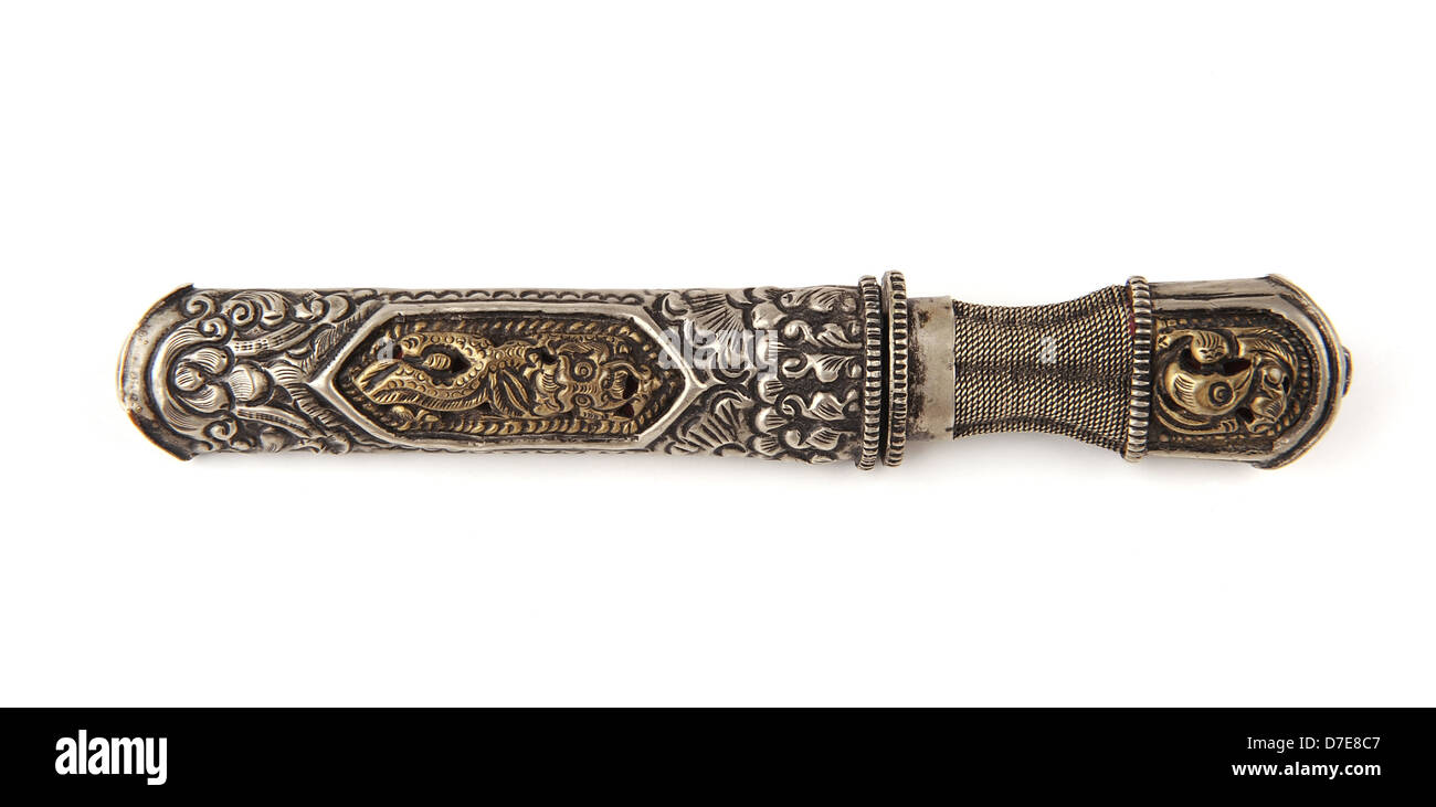 Decorative chinese case knife Stock Photo Alamy